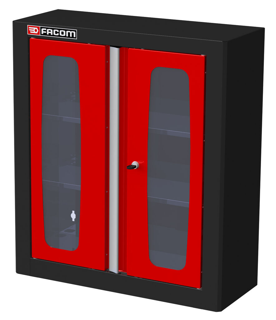 Mueble alto Jetline+ simple con puertas acristaladas