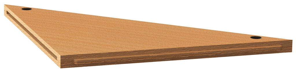 Encimera madera de angulo Jetline+