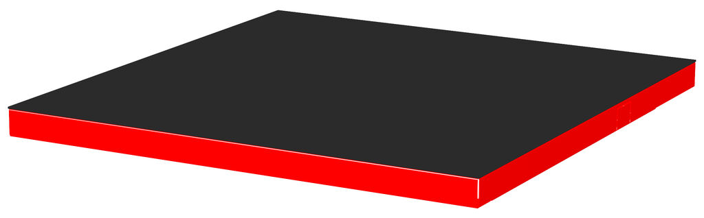 Encimera metal Jetline+, 727 mm