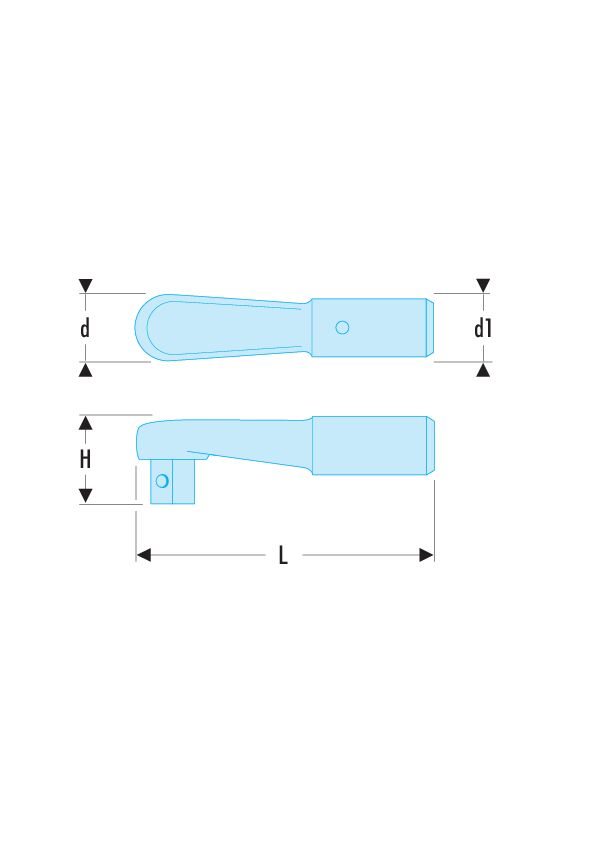 Cuadrado fijo de 3/4