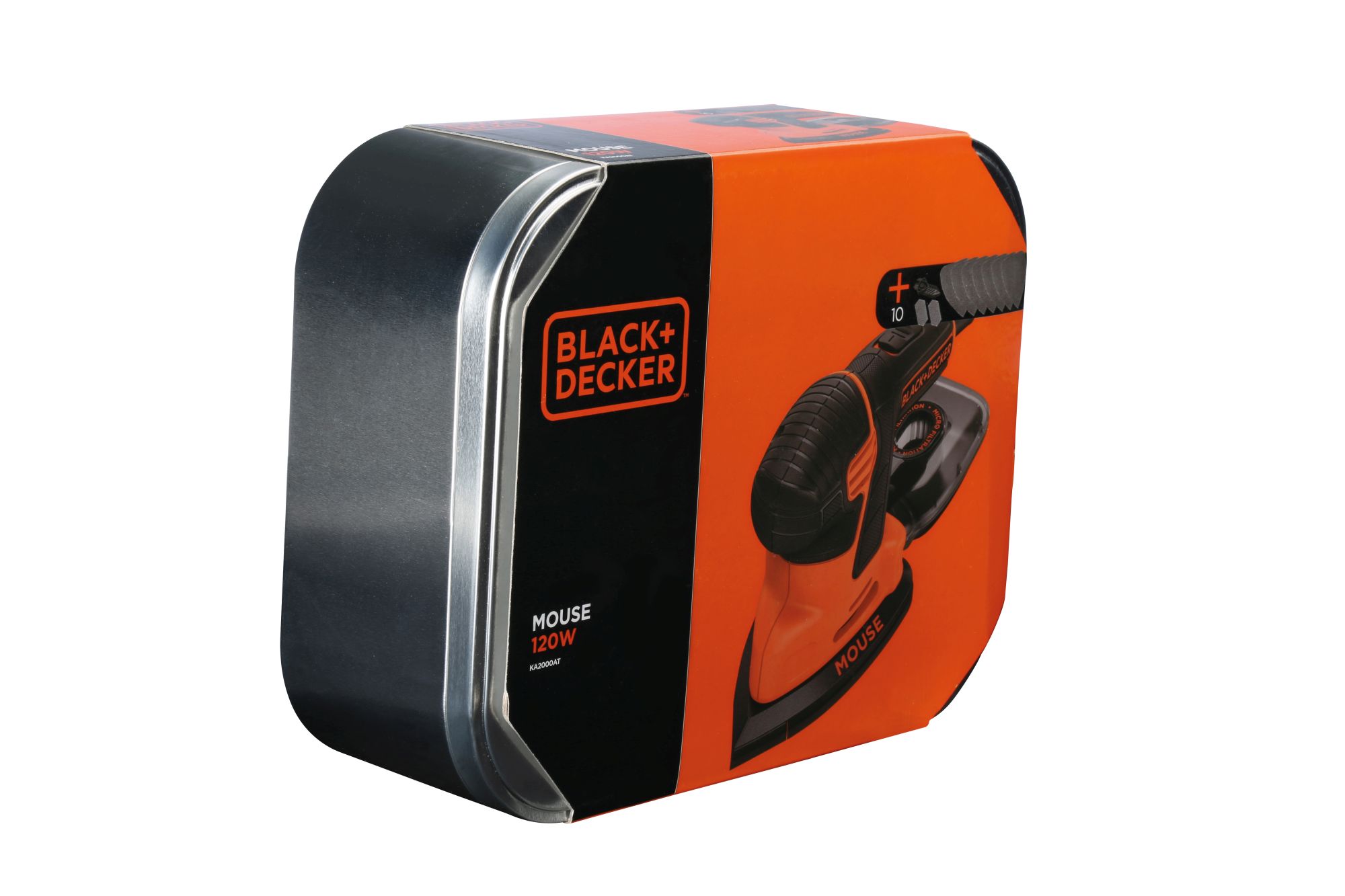 KA2000AT-QS - Lijadora Mouse® 120W con 10 accesorios en lata