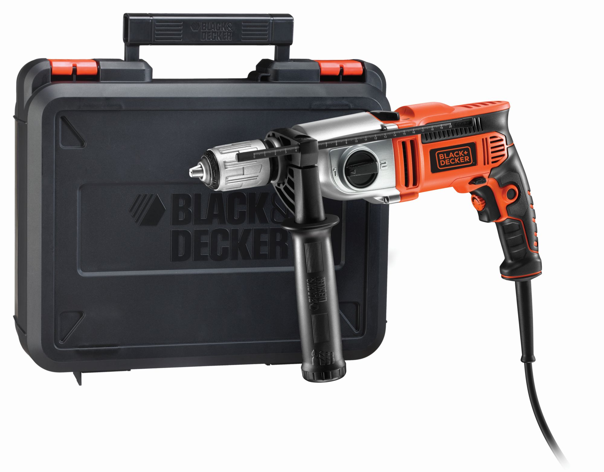 KR7532K-QS - Taladro percutor de 750W con 2 velocidades mecánicas