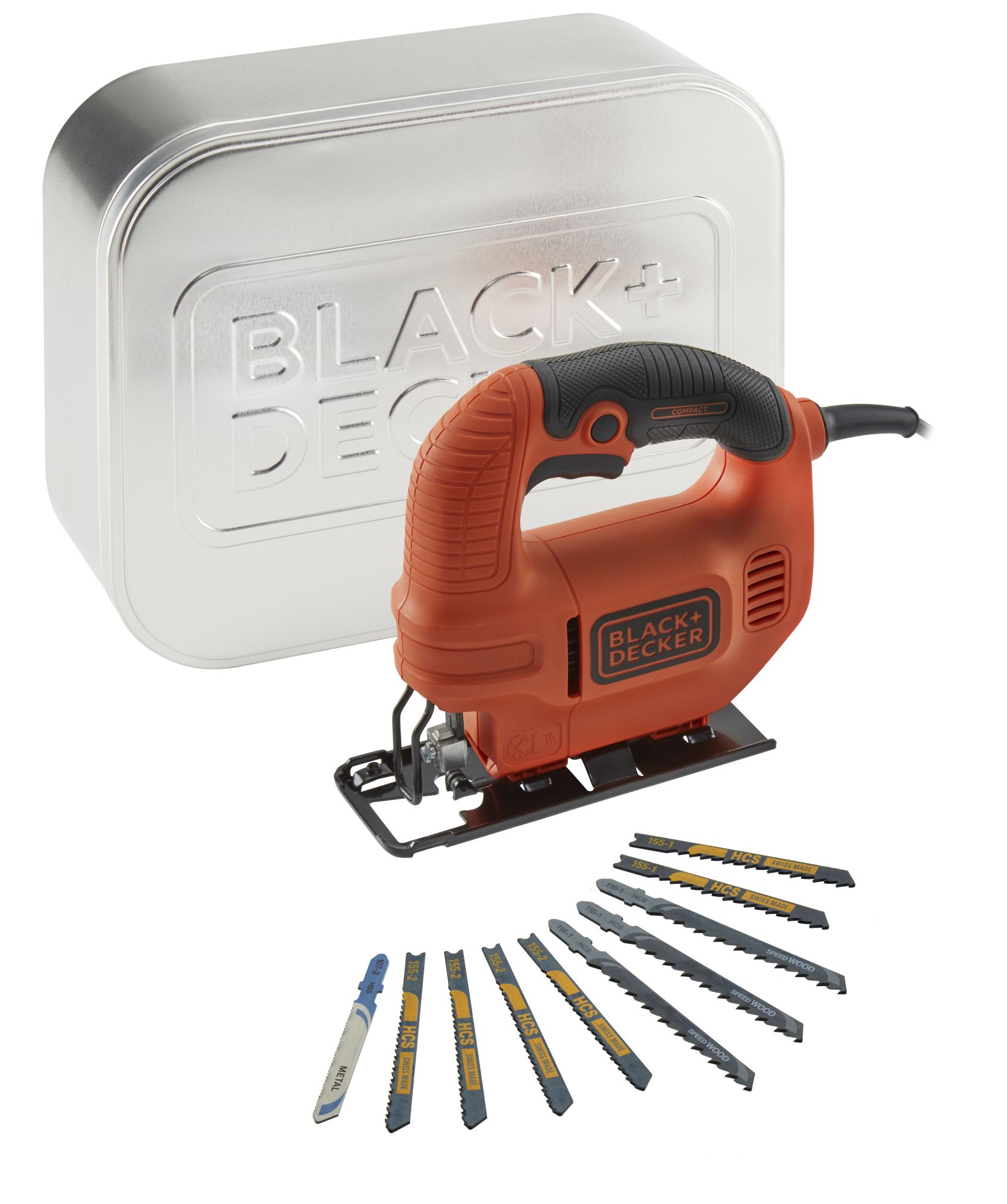 KS501AT-QS - Sierra de calar 400W con 10 hojas de Sierra en lata