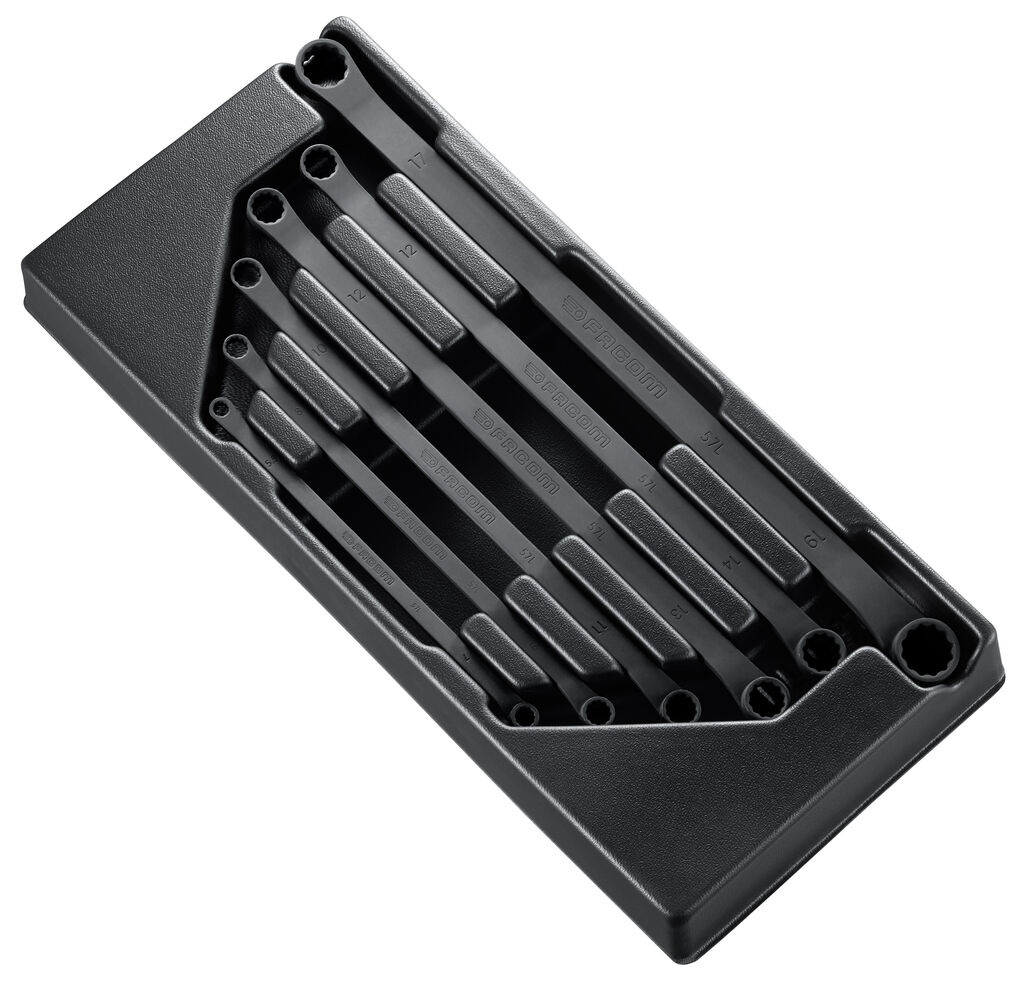 Módulo 6 llaves poligonales largas contraacodadas inclinadas 15° métricas