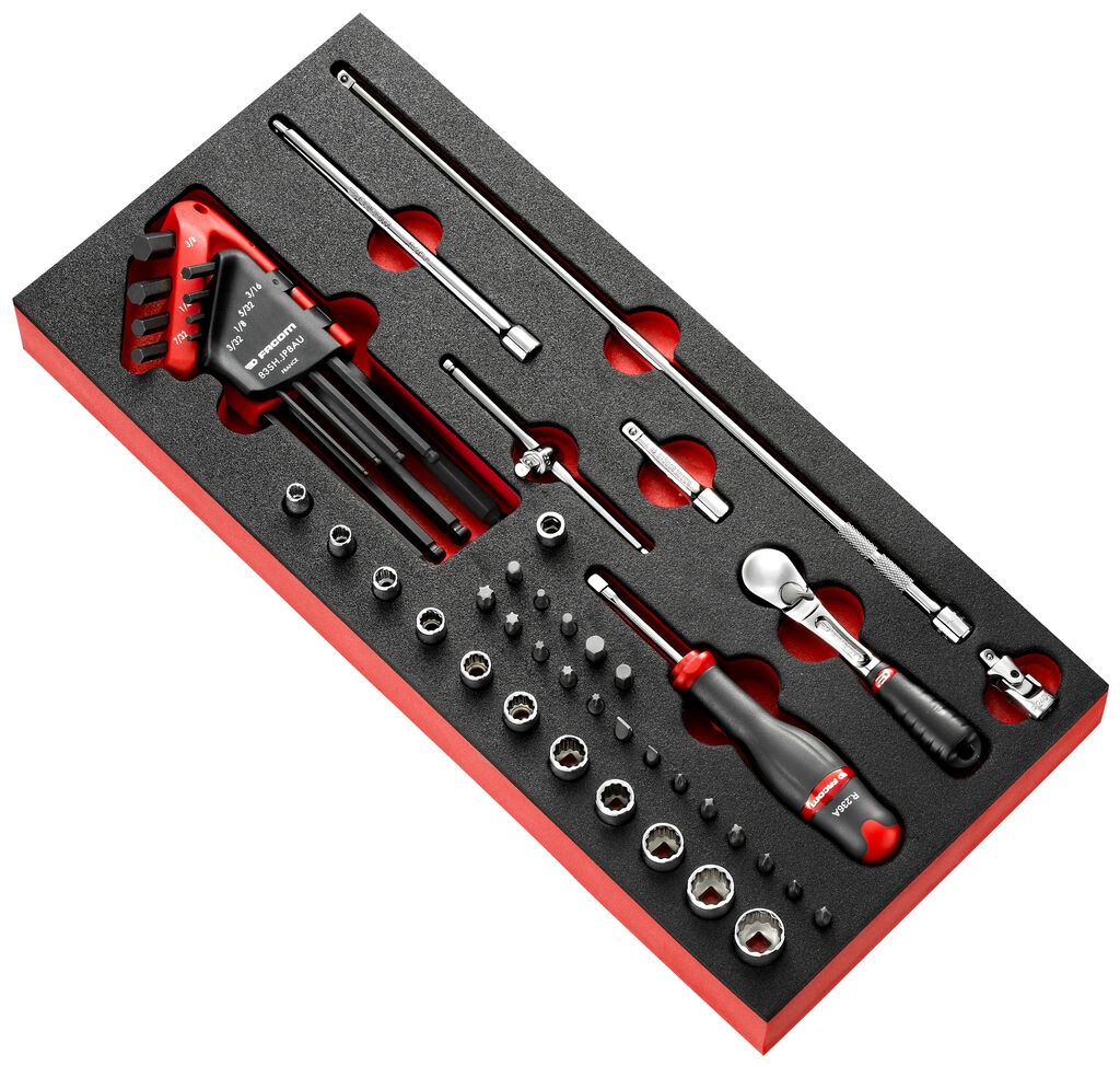 Módulo espuma trinquete con bloqueo 1/4