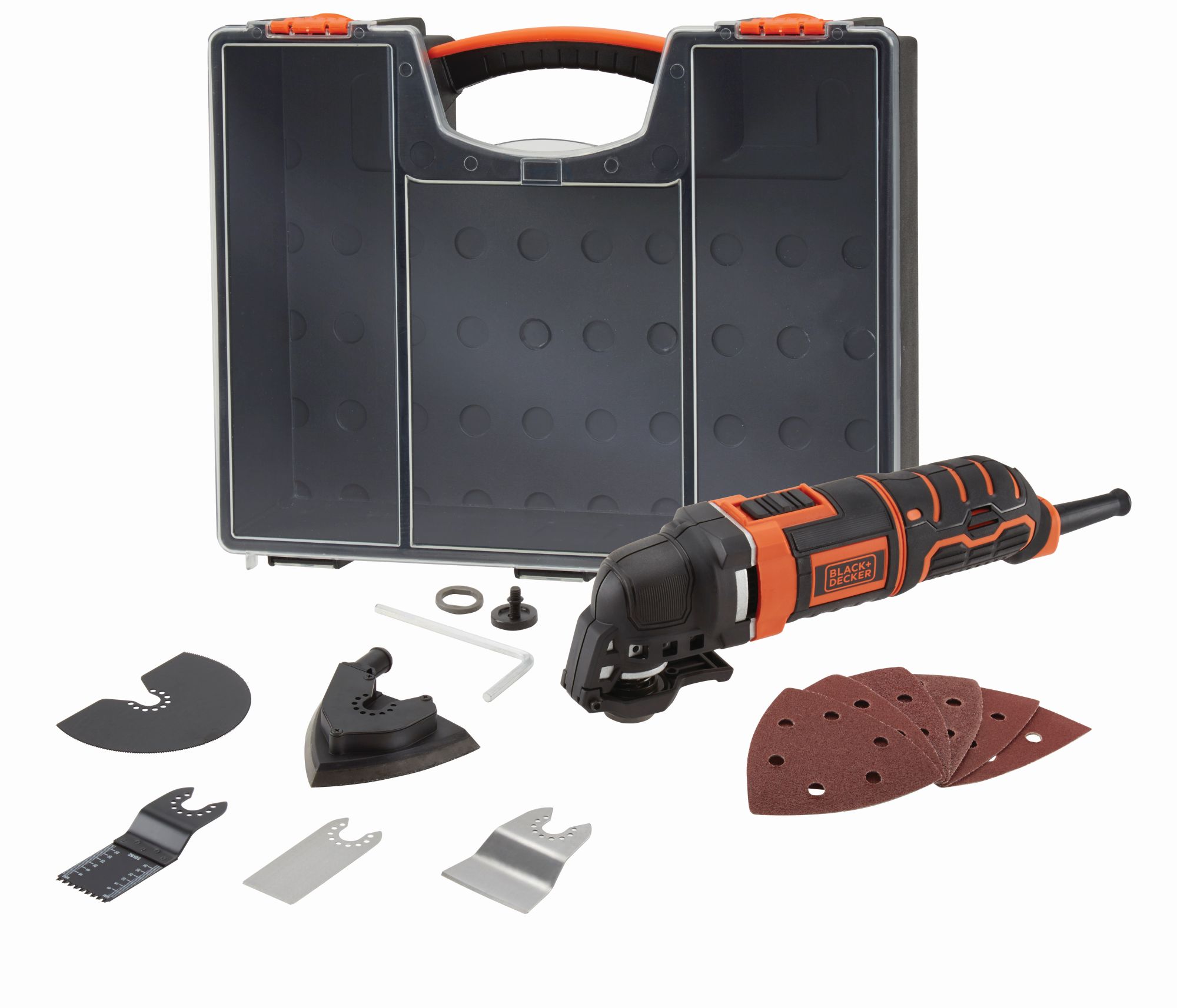 MT300OA-QS - Multi-herramienta oscilante 300W con 12 accesorios en organizador