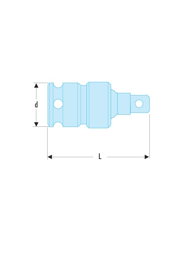 Cardán impacto de 1/2