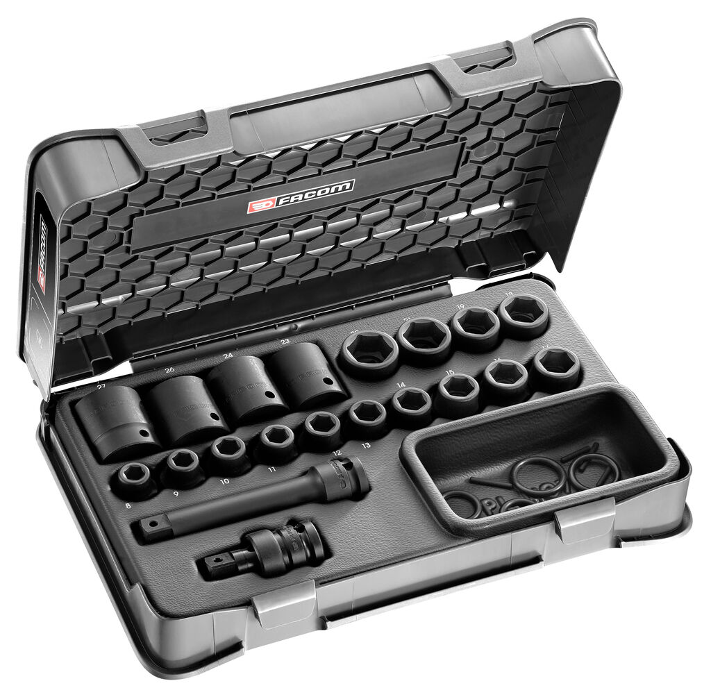 ESTUCHE VASO 1/2\' IMPACTO 6P 8-27MM