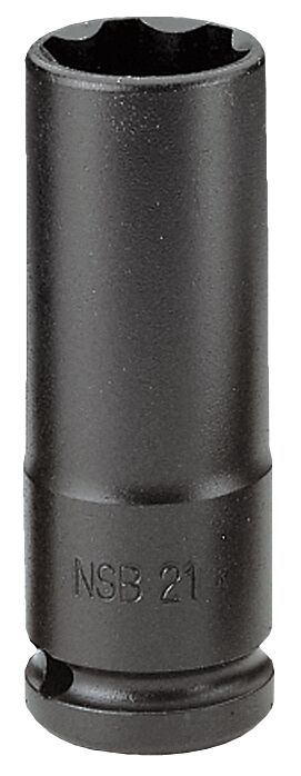 VASO 1/2 IMPACTO LARGO DELGA - 6C - 21MM