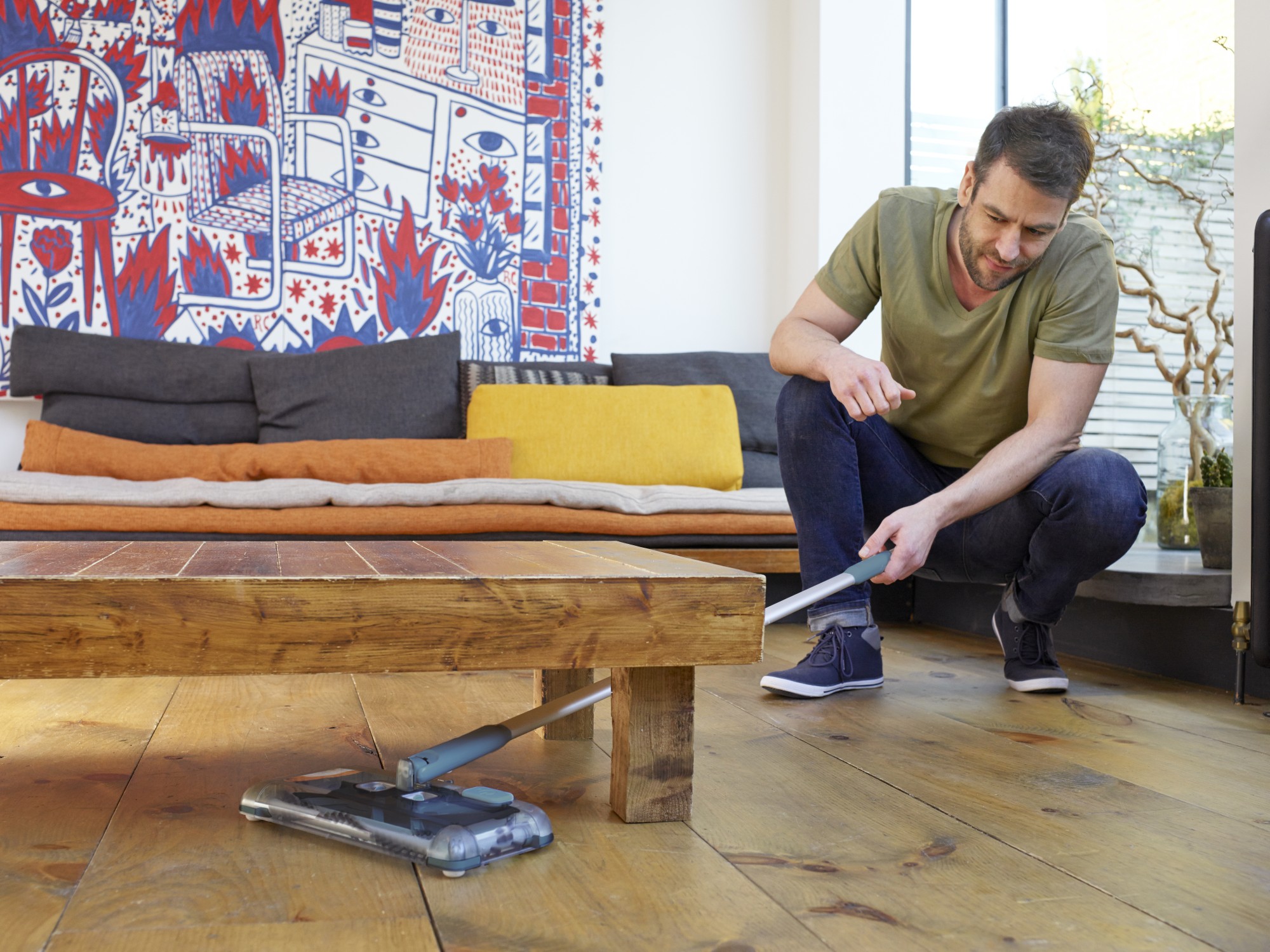 PSA115B-QW - Escoba a batería 3,6V (7,2 Wh)