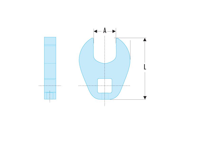 R.CF - Puntas Crowfoot 1/4