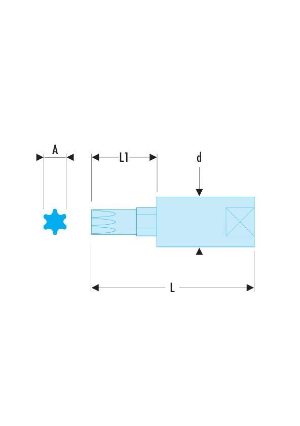 RX - Vasos destornilladores de 1/4
