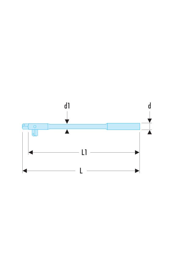 Empuñadura articulada 1/2