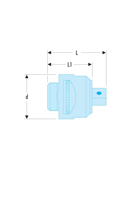 Trinquete intercalable 1/2