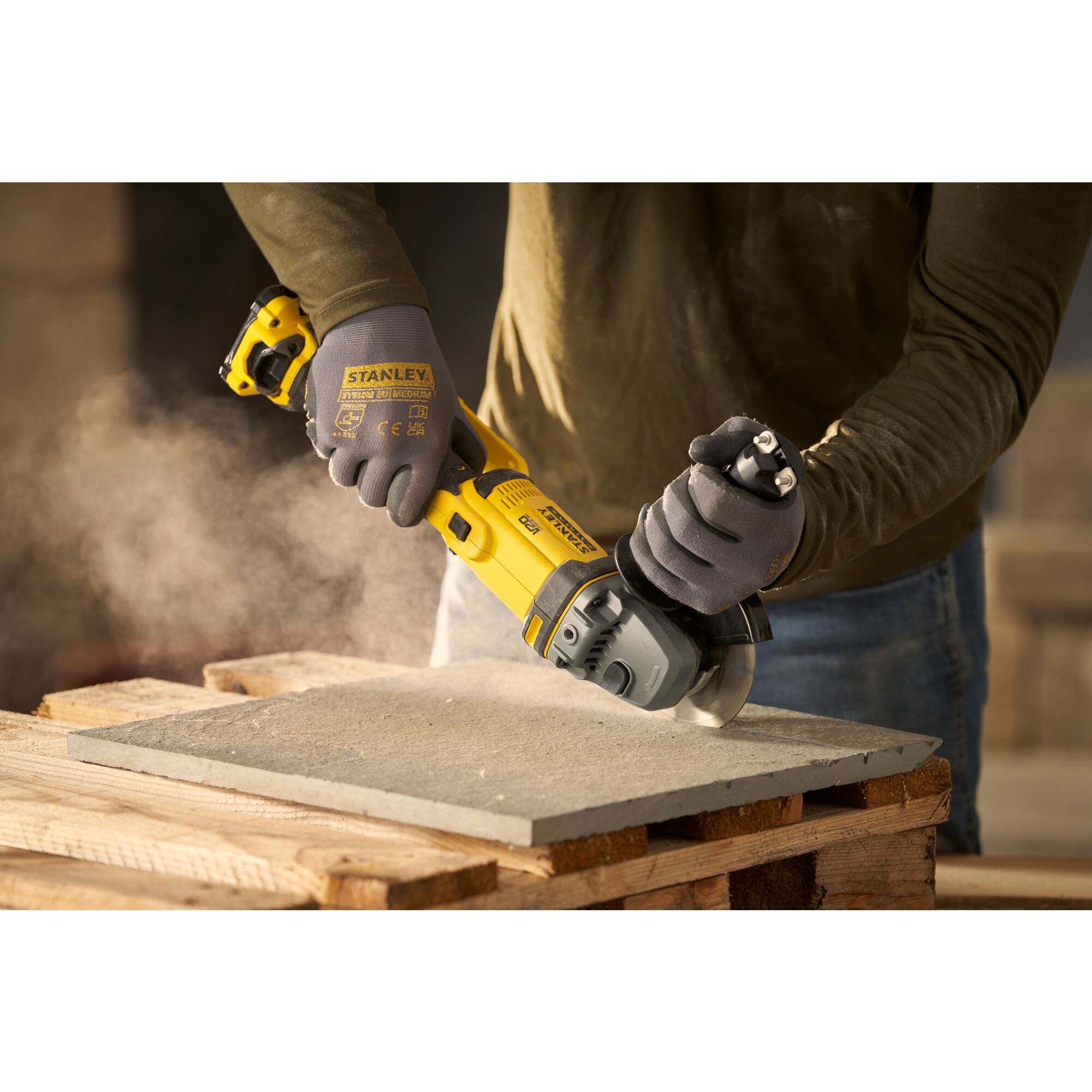 Mini-Amoladora V20 Li-Ion 18V 115mm