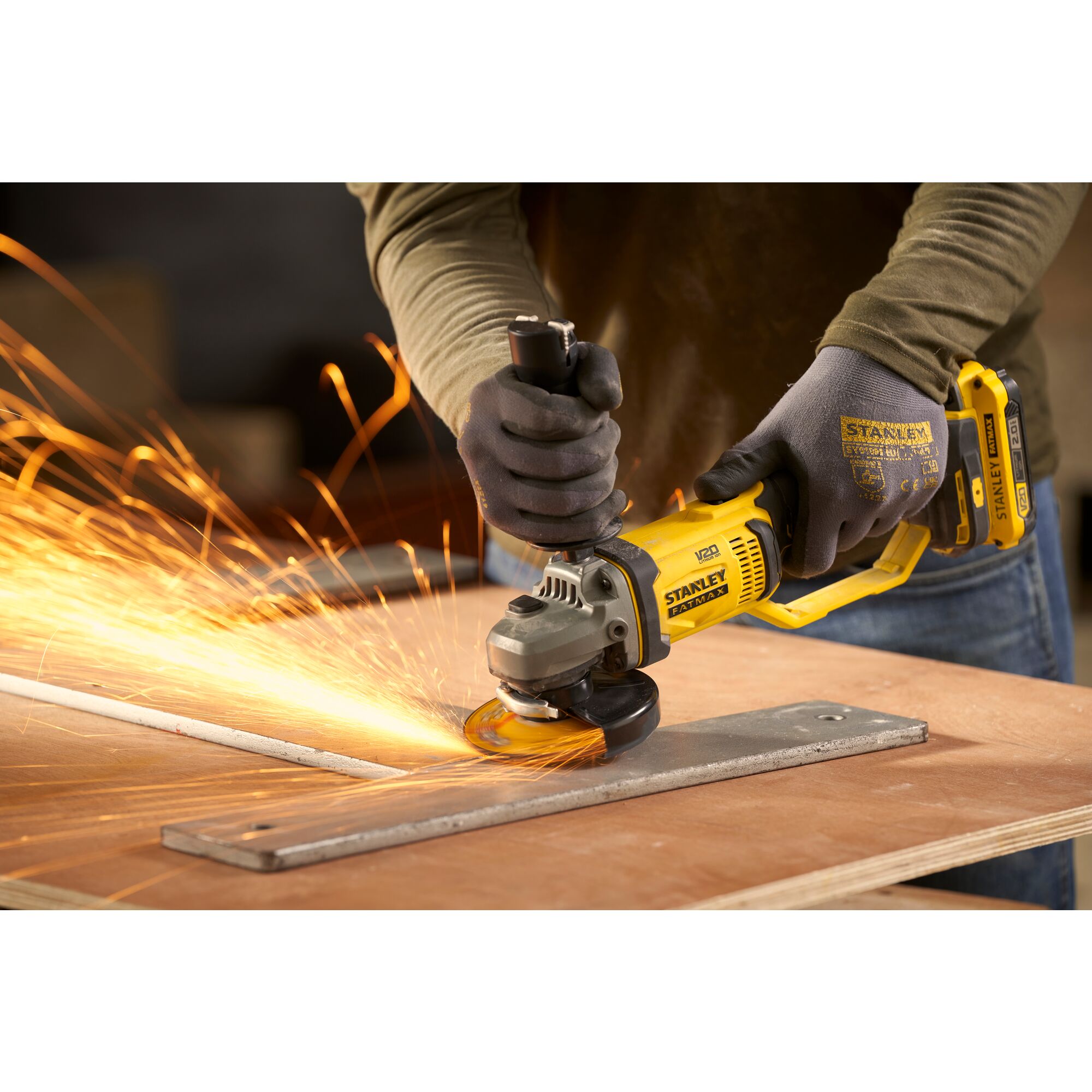 Mini-Amoladora V20 Li-Ion 18V 115mm