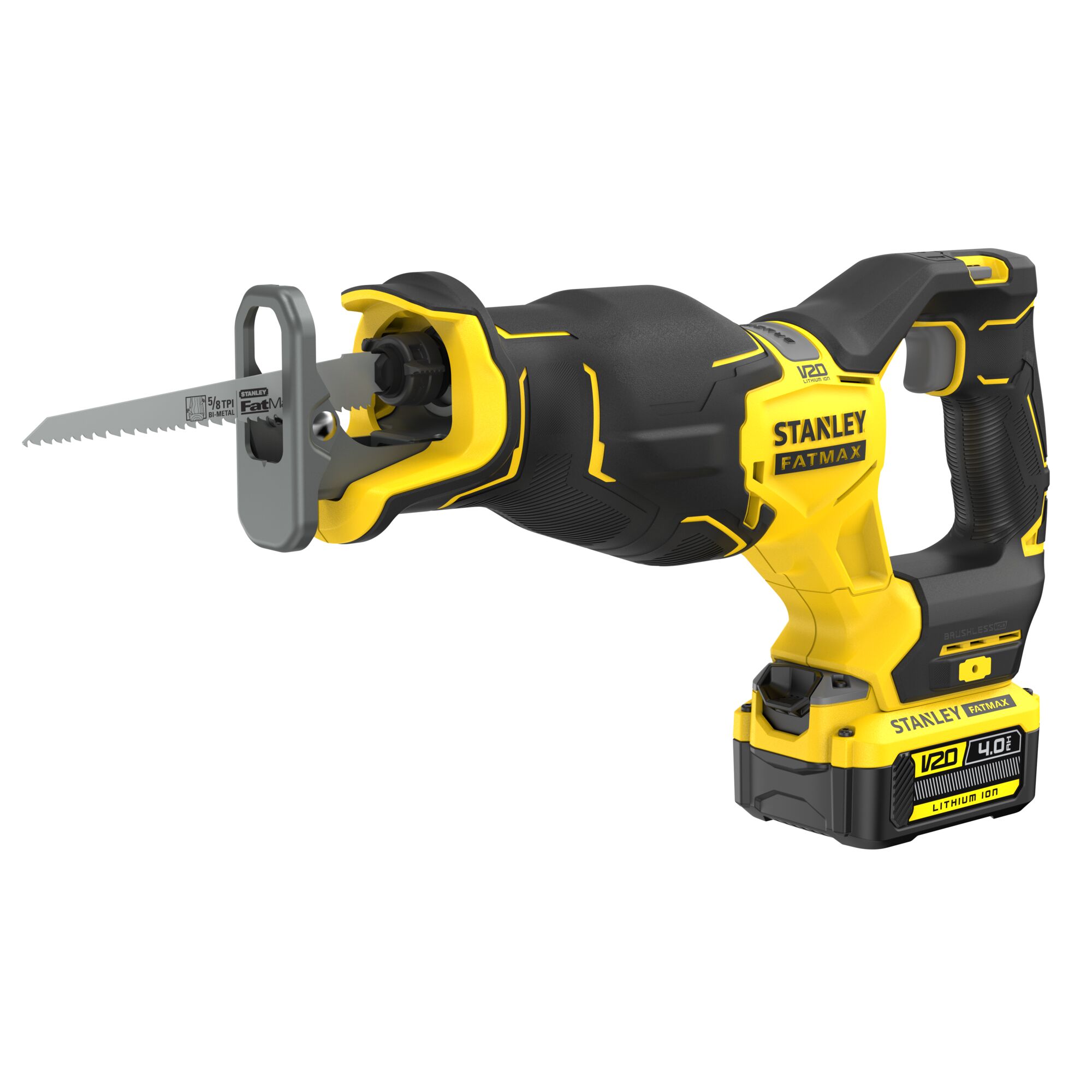 Sierra Sable BRUSHLESS V20 Li-Ion 18V con batería, cargador y maletín ProStack.