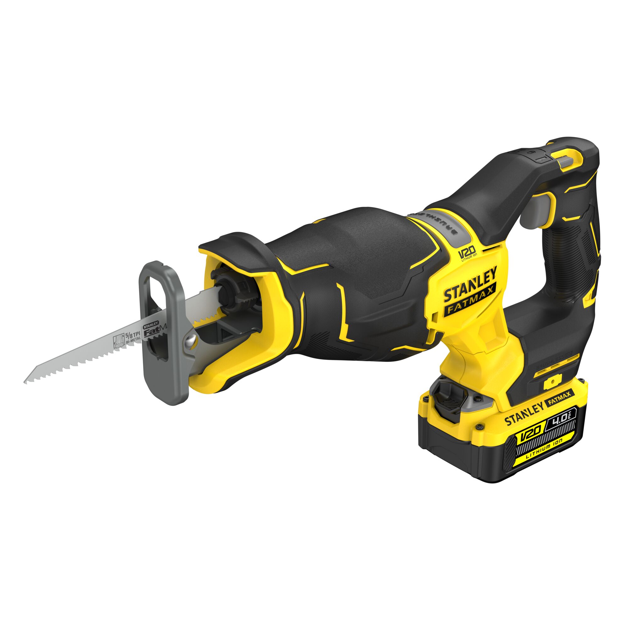 Sierra Sable BRUSHLESS V20 Li-Ion 18V con batería, cargador y maletín ProStack.