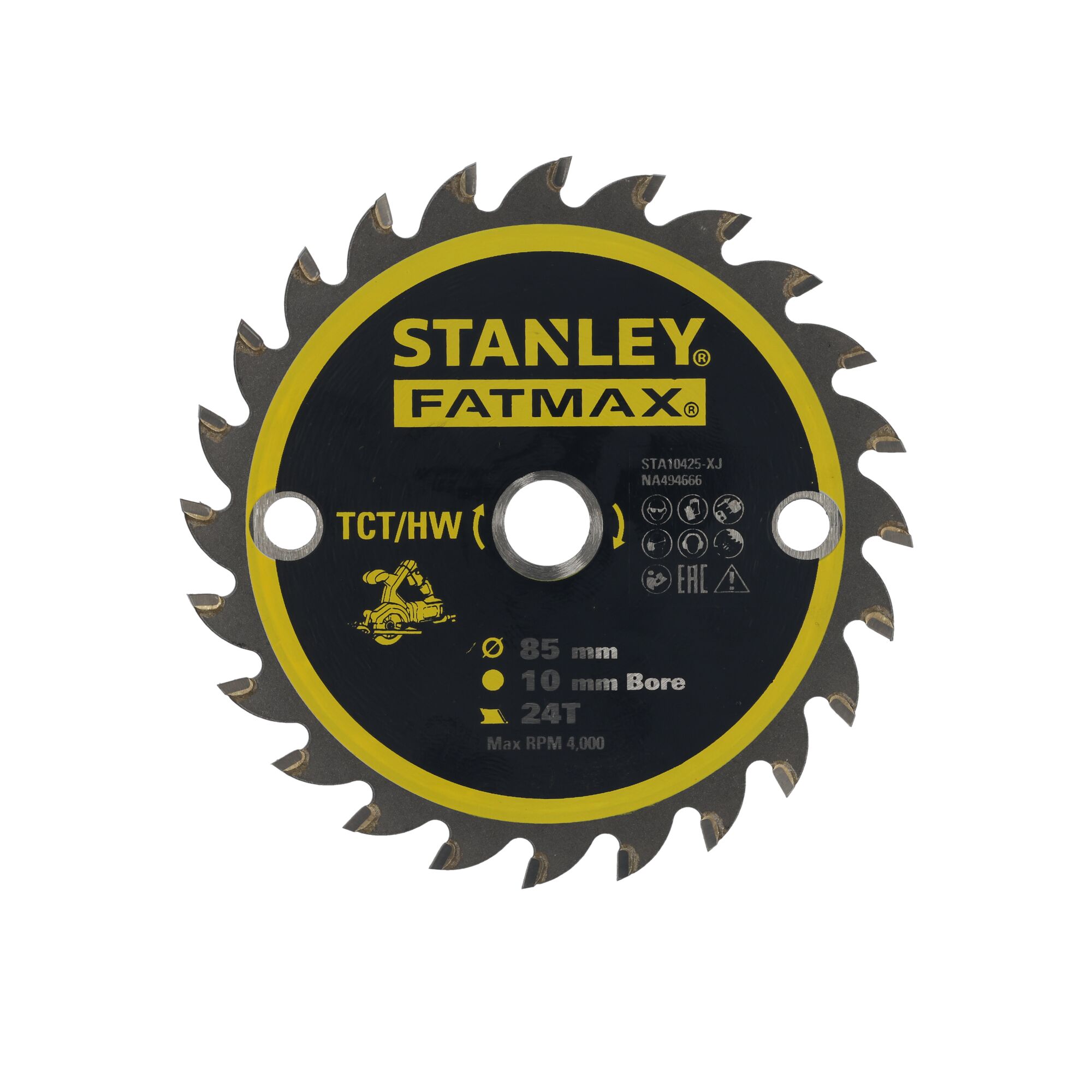 Disco de corte TCT/HW 85x10mm - 24 Dientes