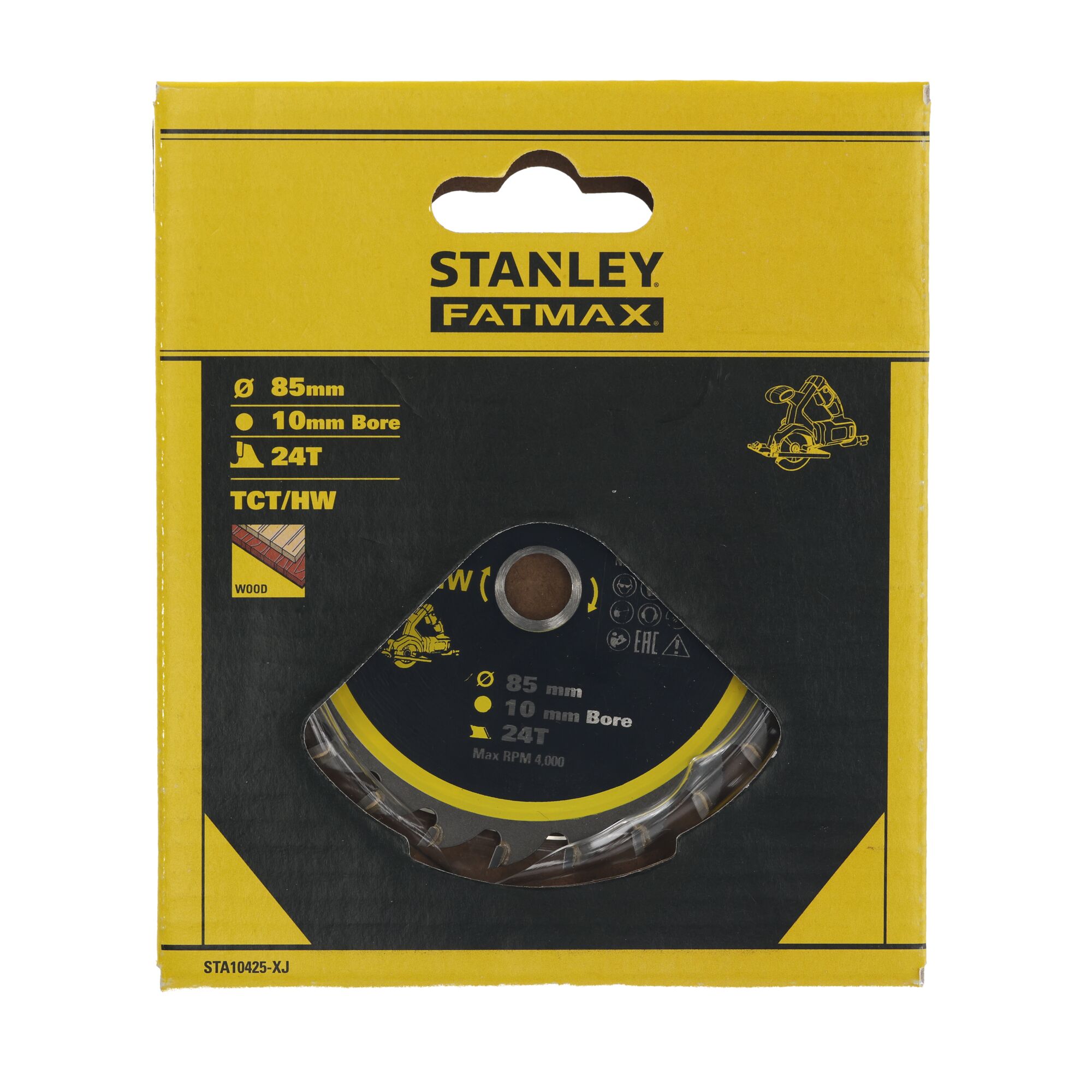 Disco de corte TCT/HW 85x10mm - 24 Dientes