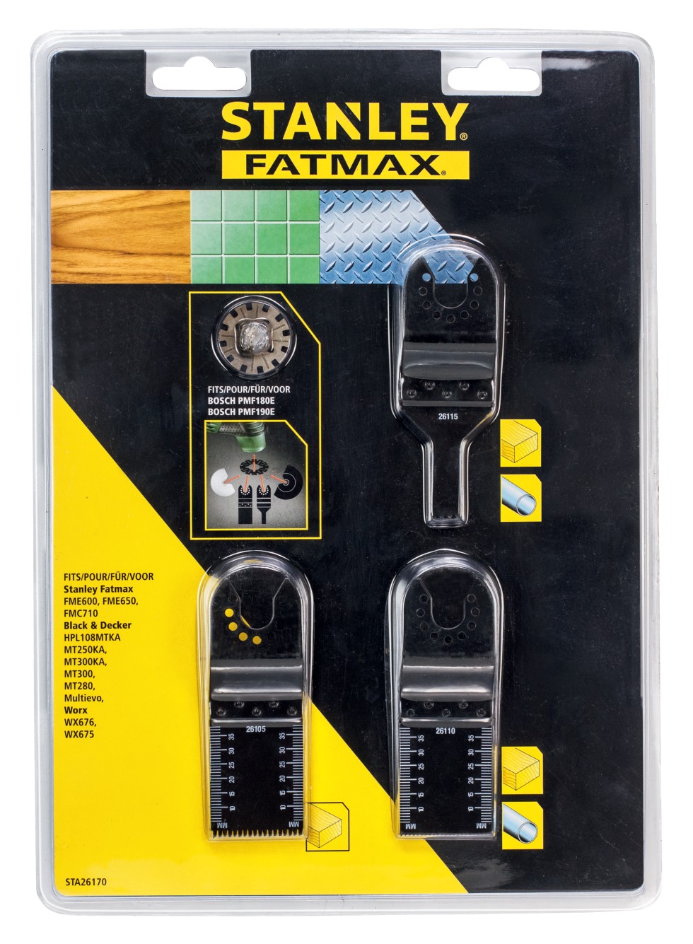 Juego de 3 hoja de sierra para incisión