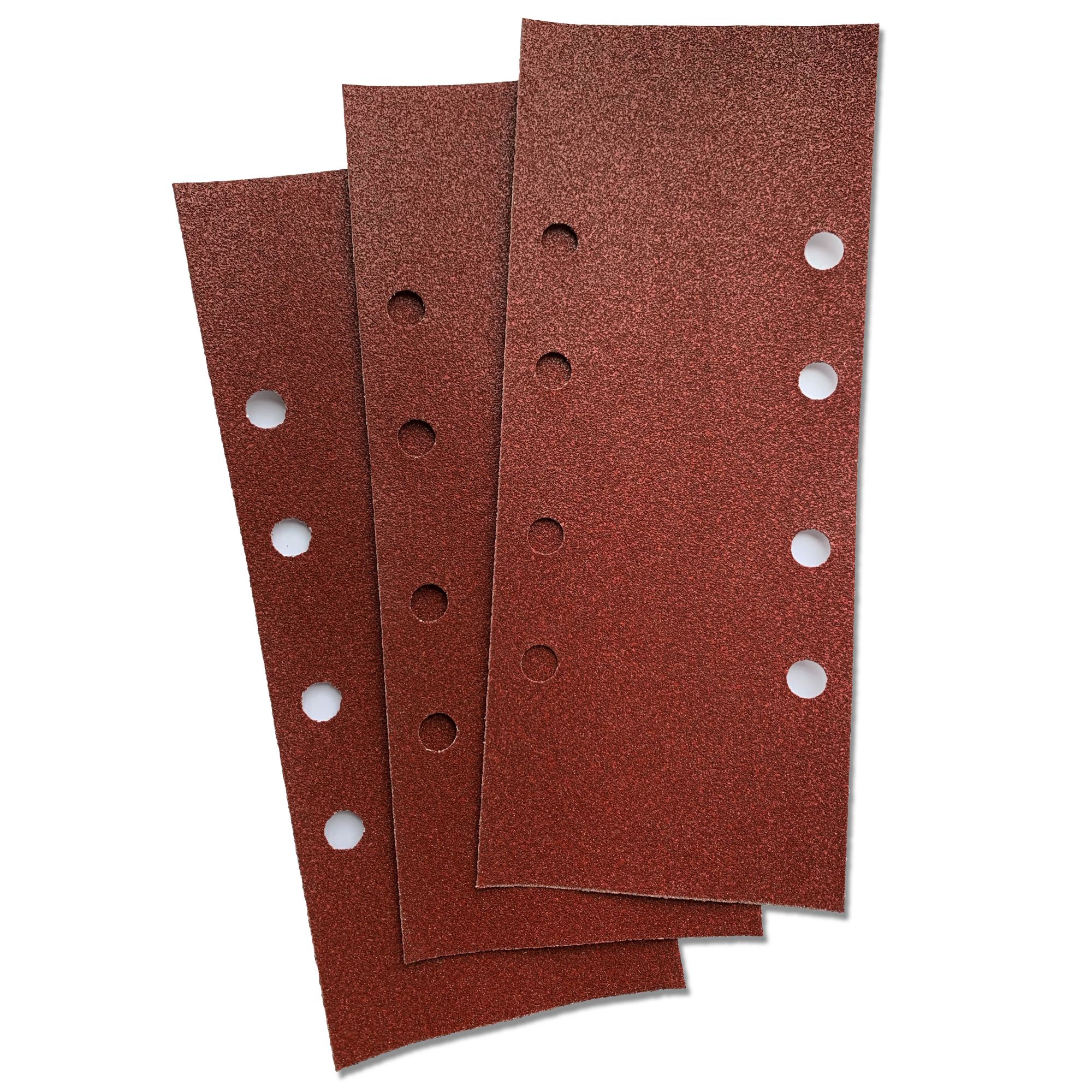 10 hojas de lija perforadas