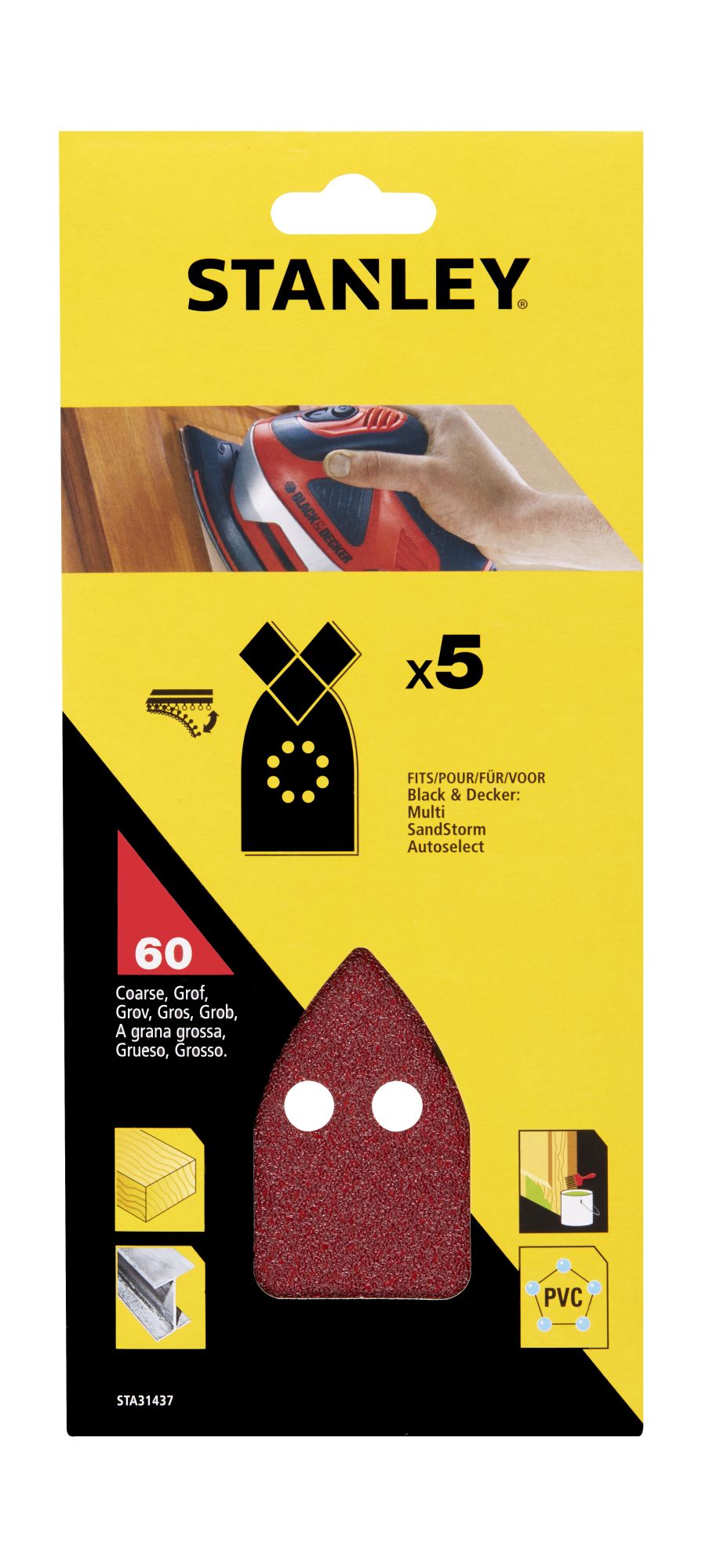 5 Hojas de lija para Multilijadoras