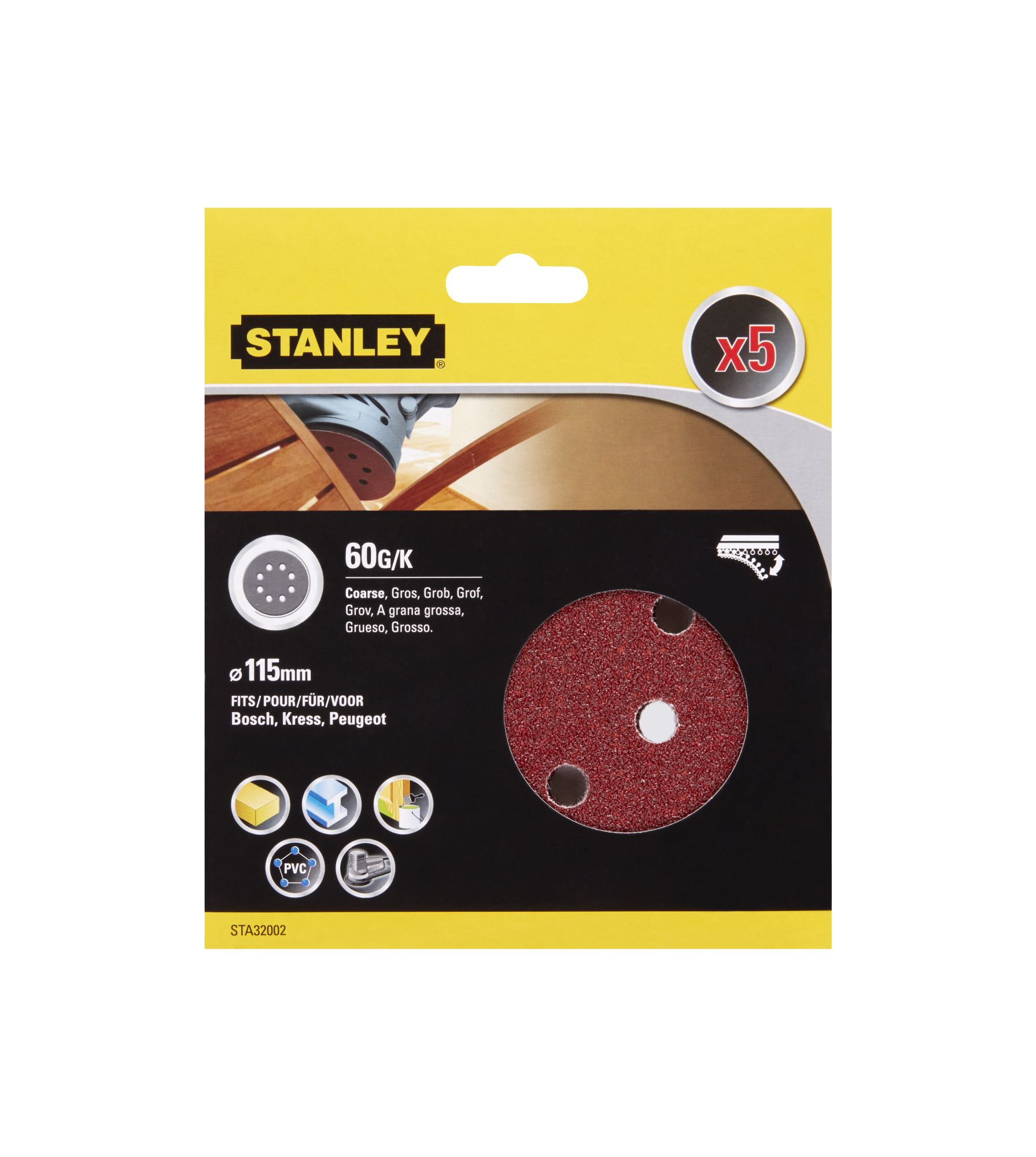 5 Discos ø 115 mm