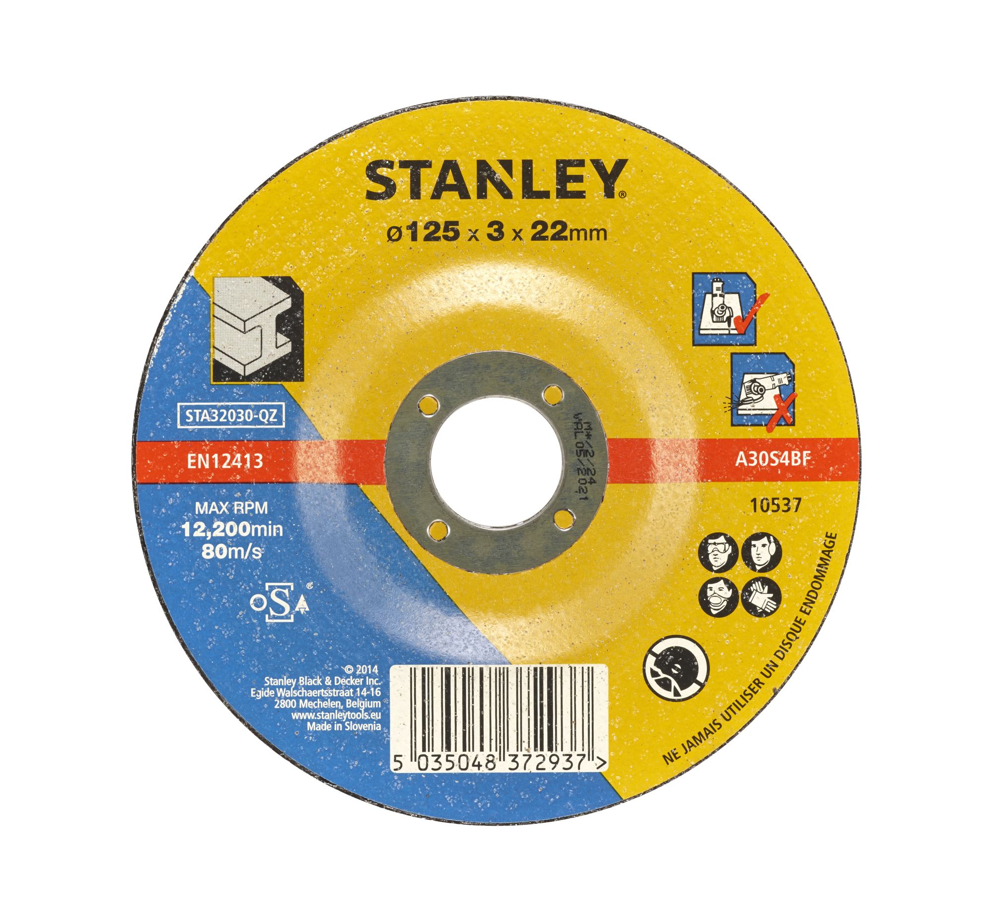 Disco de corte para metal ø 125 mm