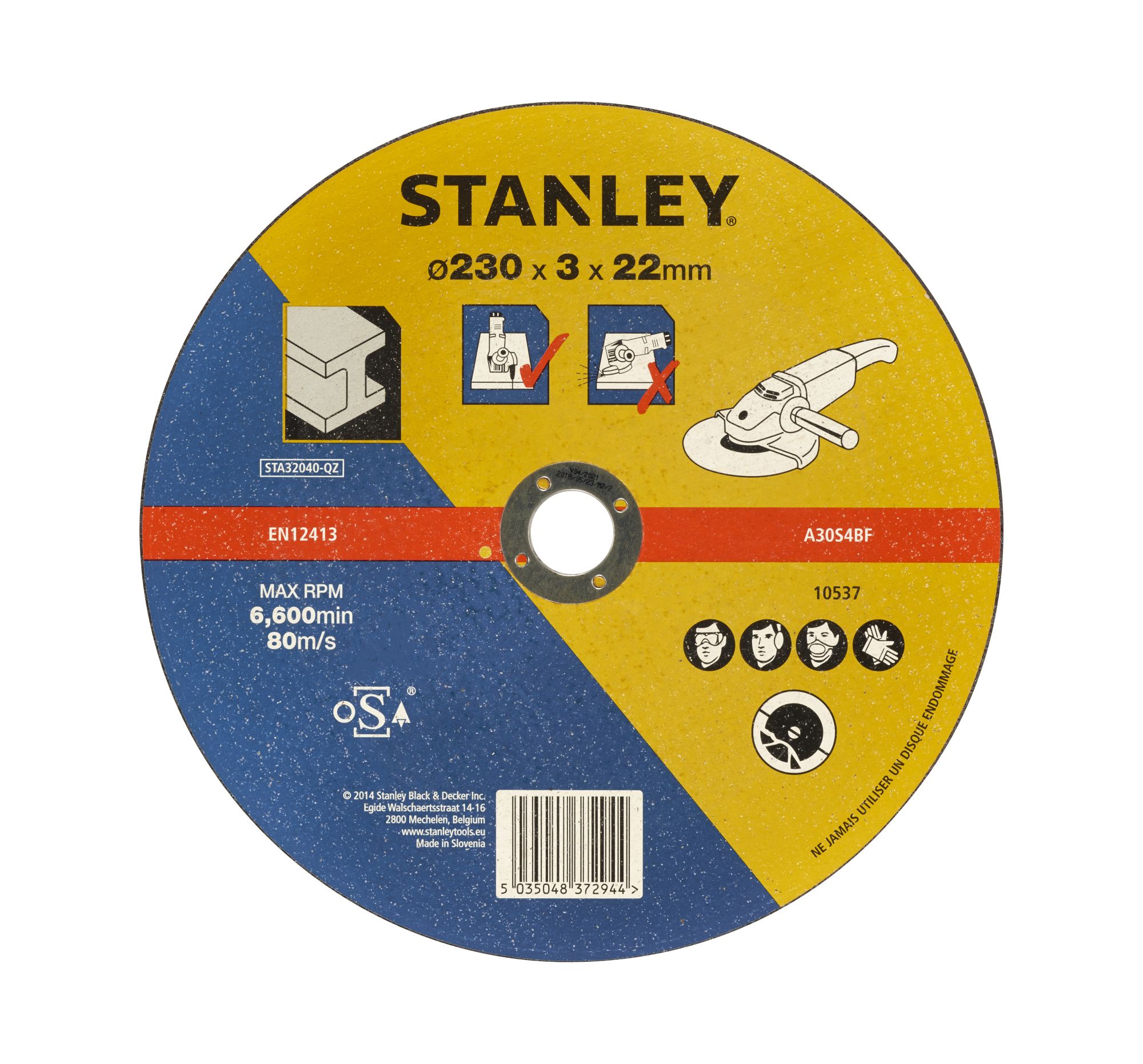 Disco de corte para metal ø 230 mm