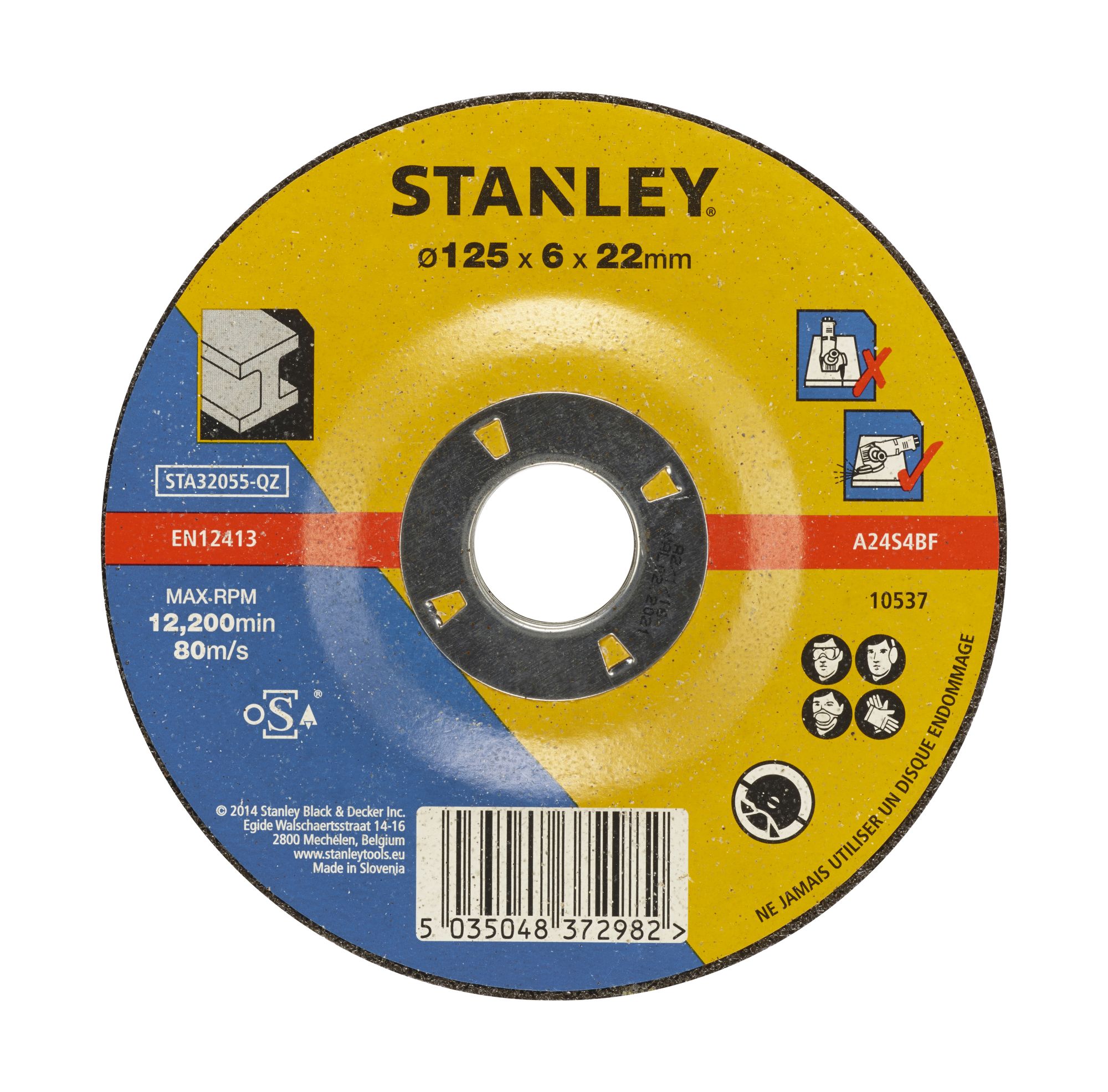 Disco para desbaste en metal ø 125 mm.