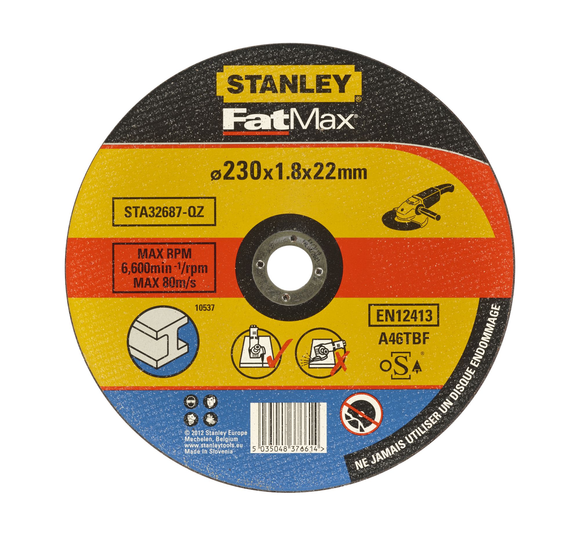 Disco de aleación para corte en metal 230x1.8