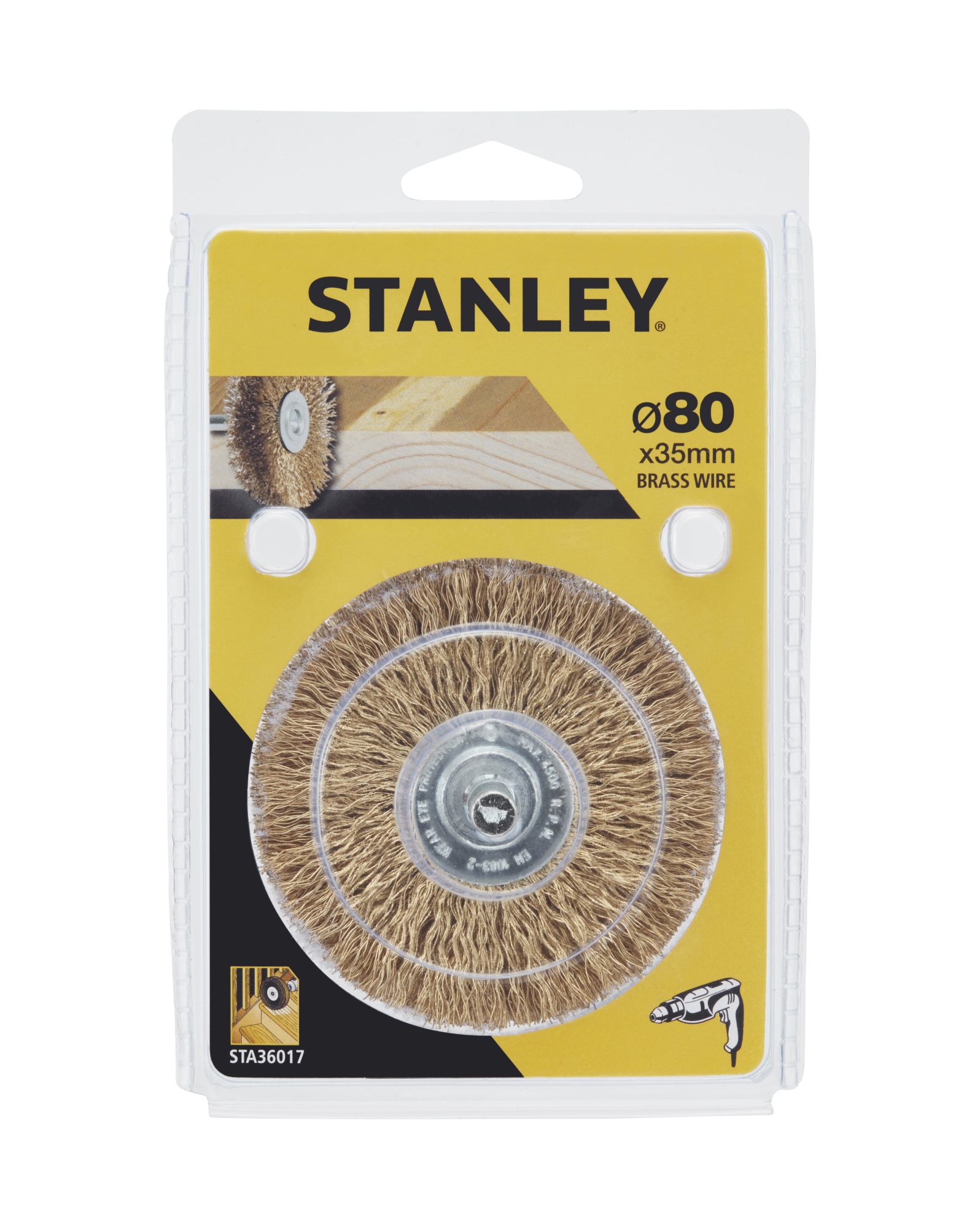 Cepillo plano ø 80x40 mm.  Uso en madera.