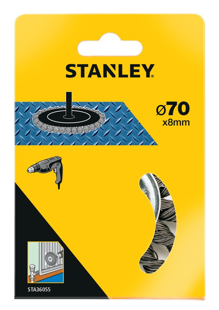 Cepillo de disco trenzado 70mm