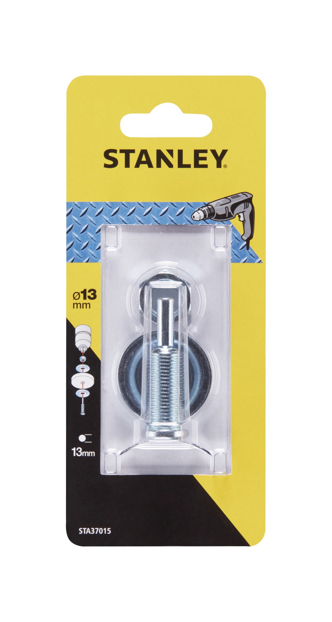 Eje soporte 13 mm para acoplar X32350, X32360, X32584 y X32594.