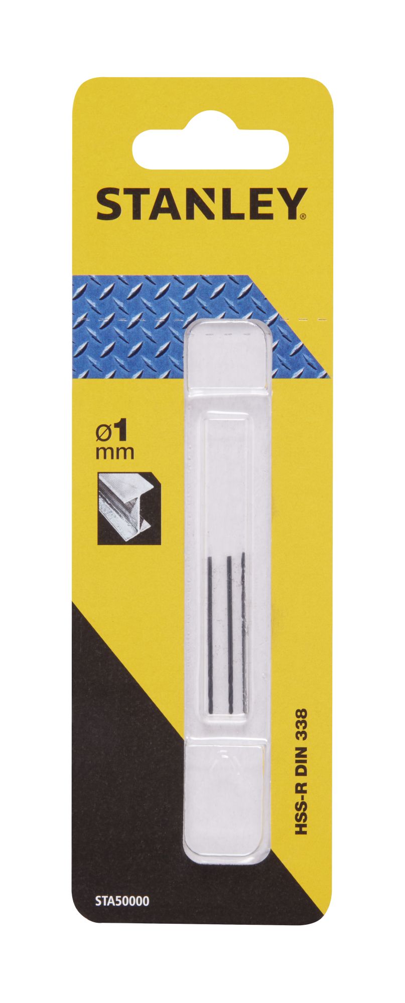 3 Brocas HSS-R laminadas para metal ø 1mm