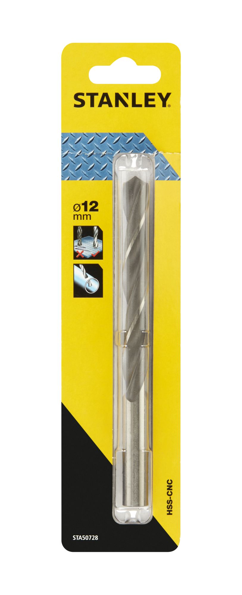 Broca HSS-CNC para metal ø 12mm