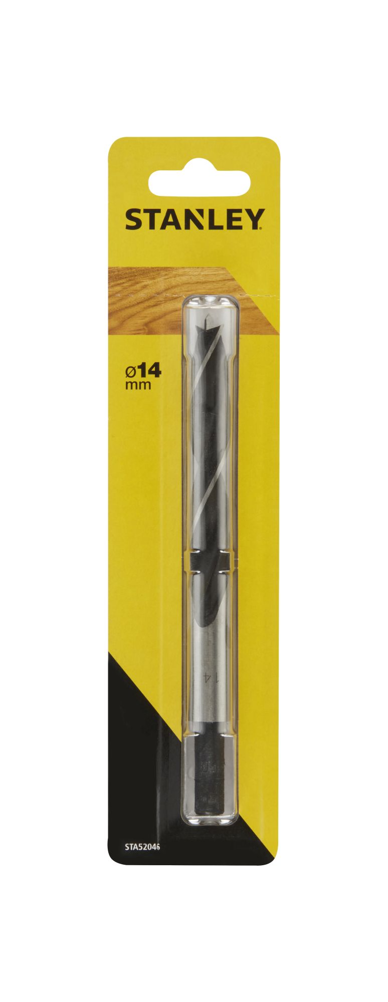 Broca de acero con punta centradora ø 14.0 mm.