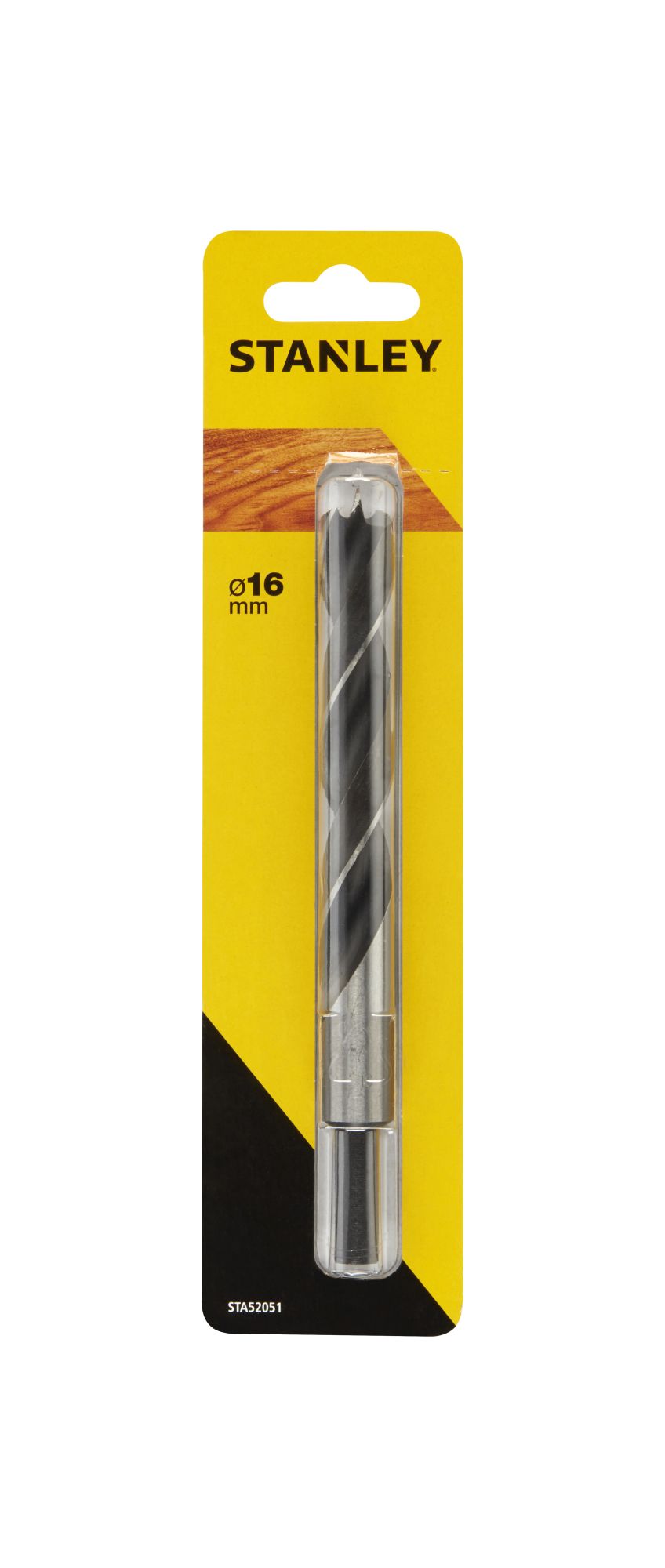 Broca de acero con punta centradora ø 16.0 mm.