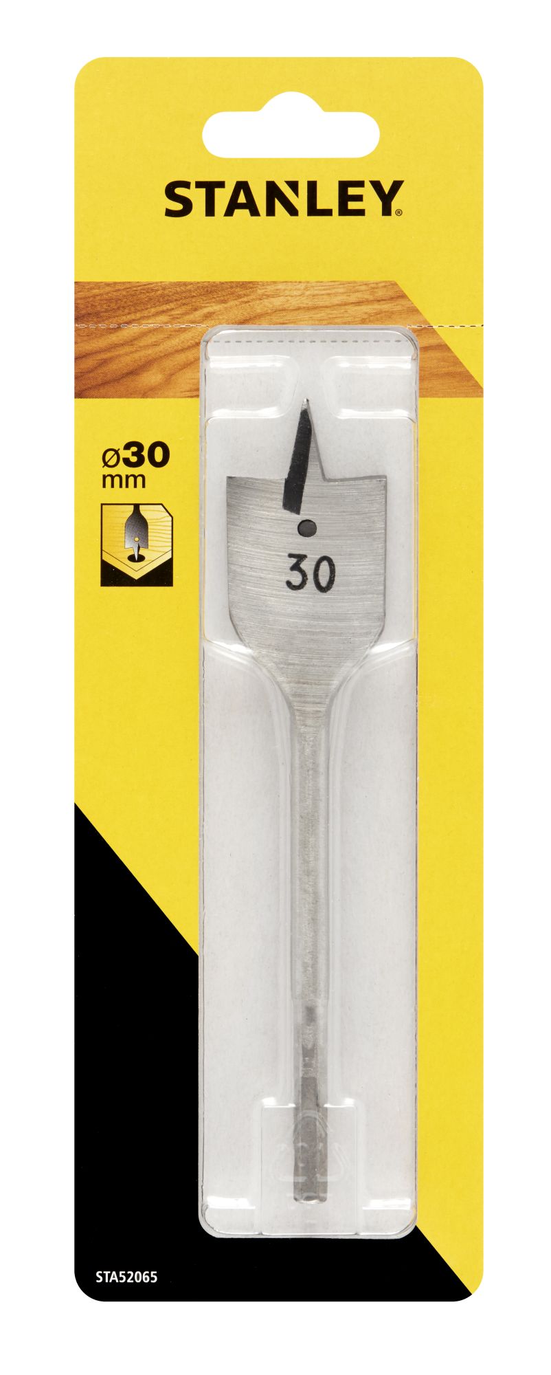 Broca con punta de centrar y bordes afilados ø 30mm