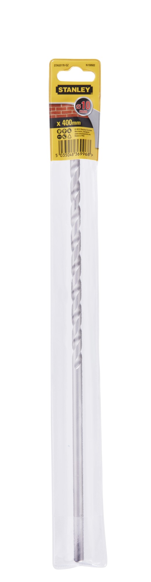 Broca para piedra con punta de TCT 10x400 mm