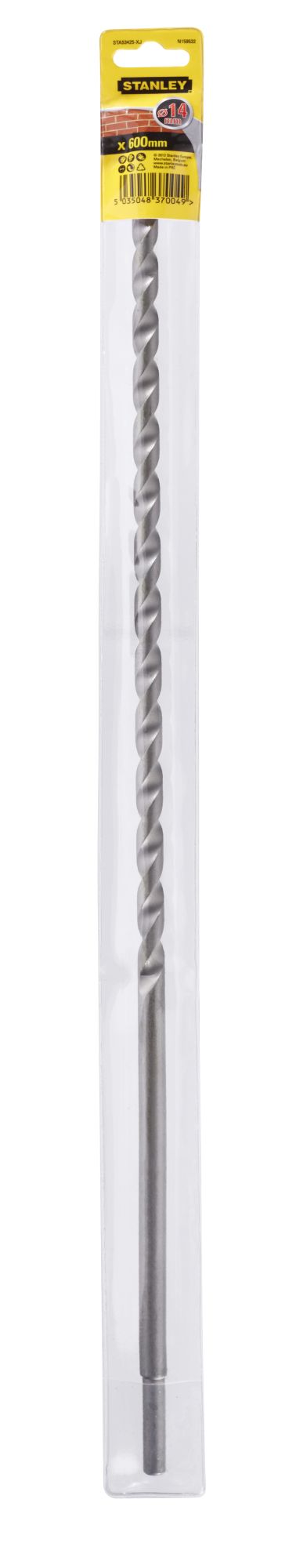 Broca para piedra con punta de TCT 14x600mm