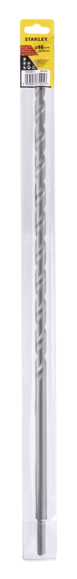 Broca para piedra con punta de TCT 16x600mm