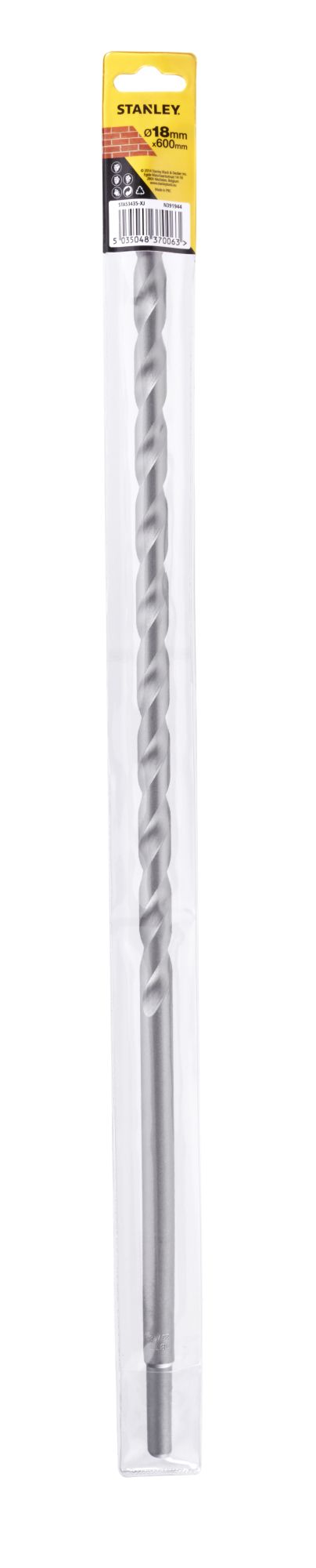 Broca para piedra con punta de TCT 18x600mm