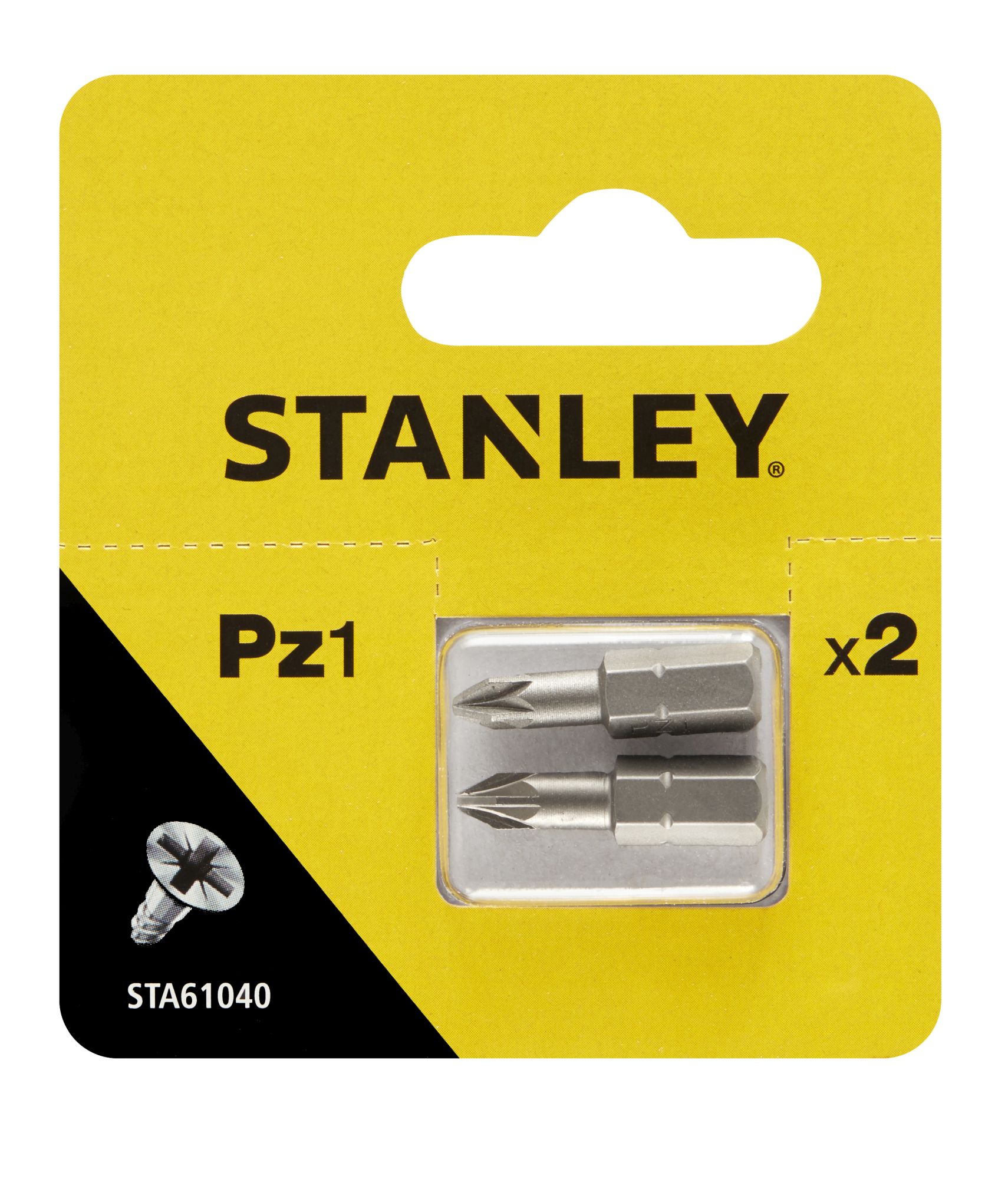 2 puntas Pozidriv Pz1 25mm