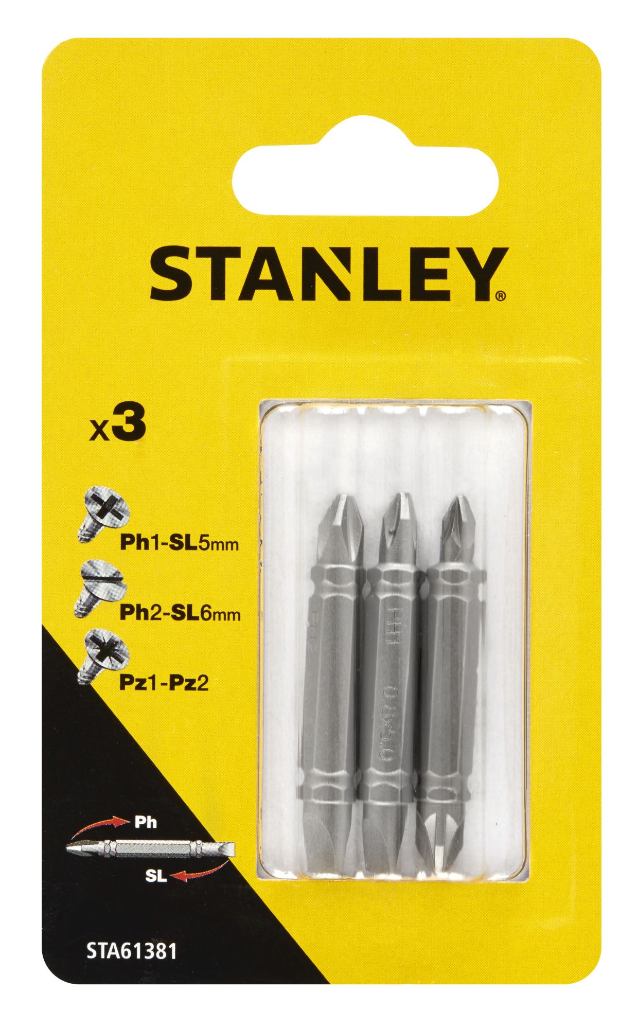 3 Puntas doble función 48mm