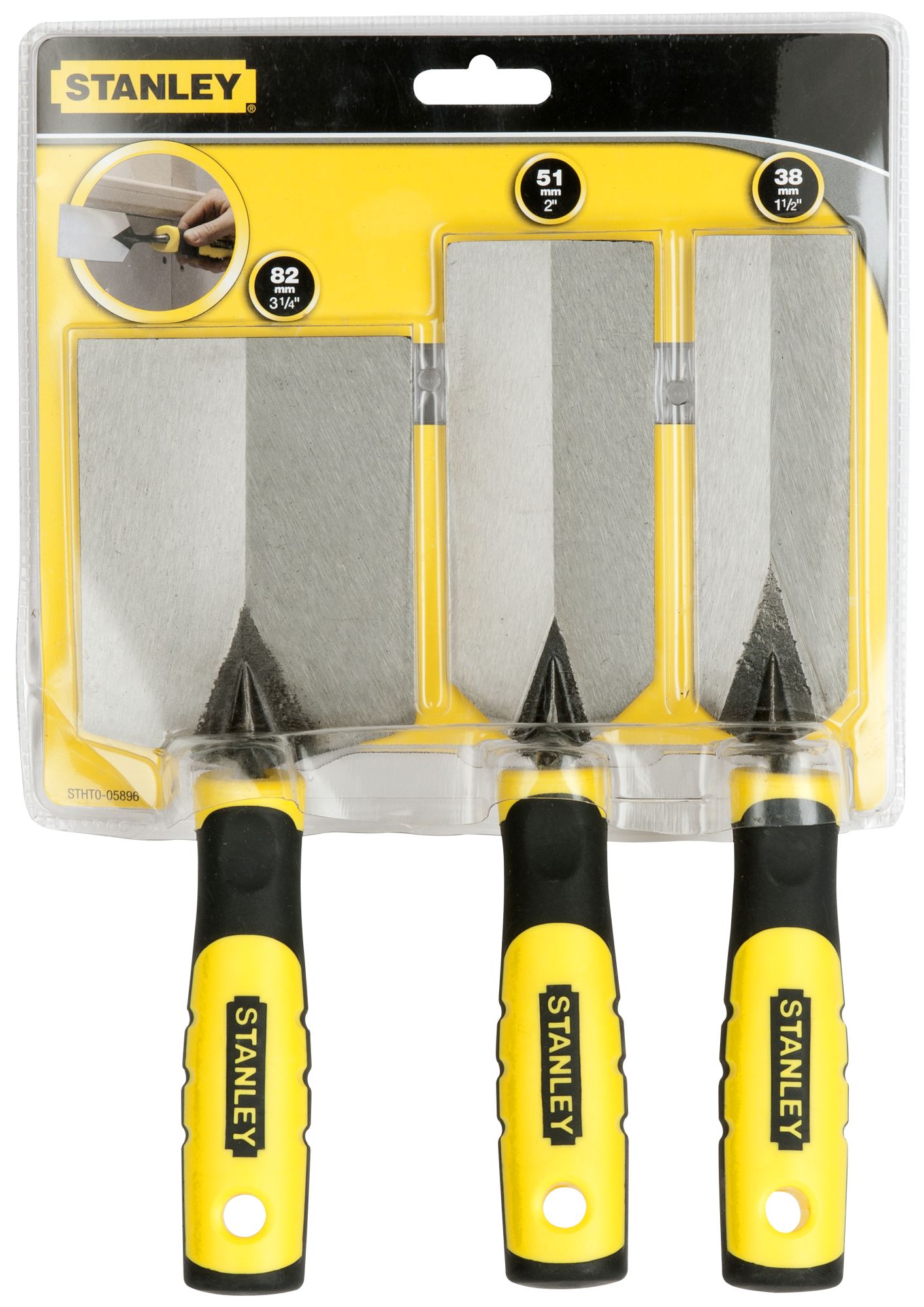 Set de 3 Mini llanas 51 x 127, 38 x 127 y 82 x 108mm