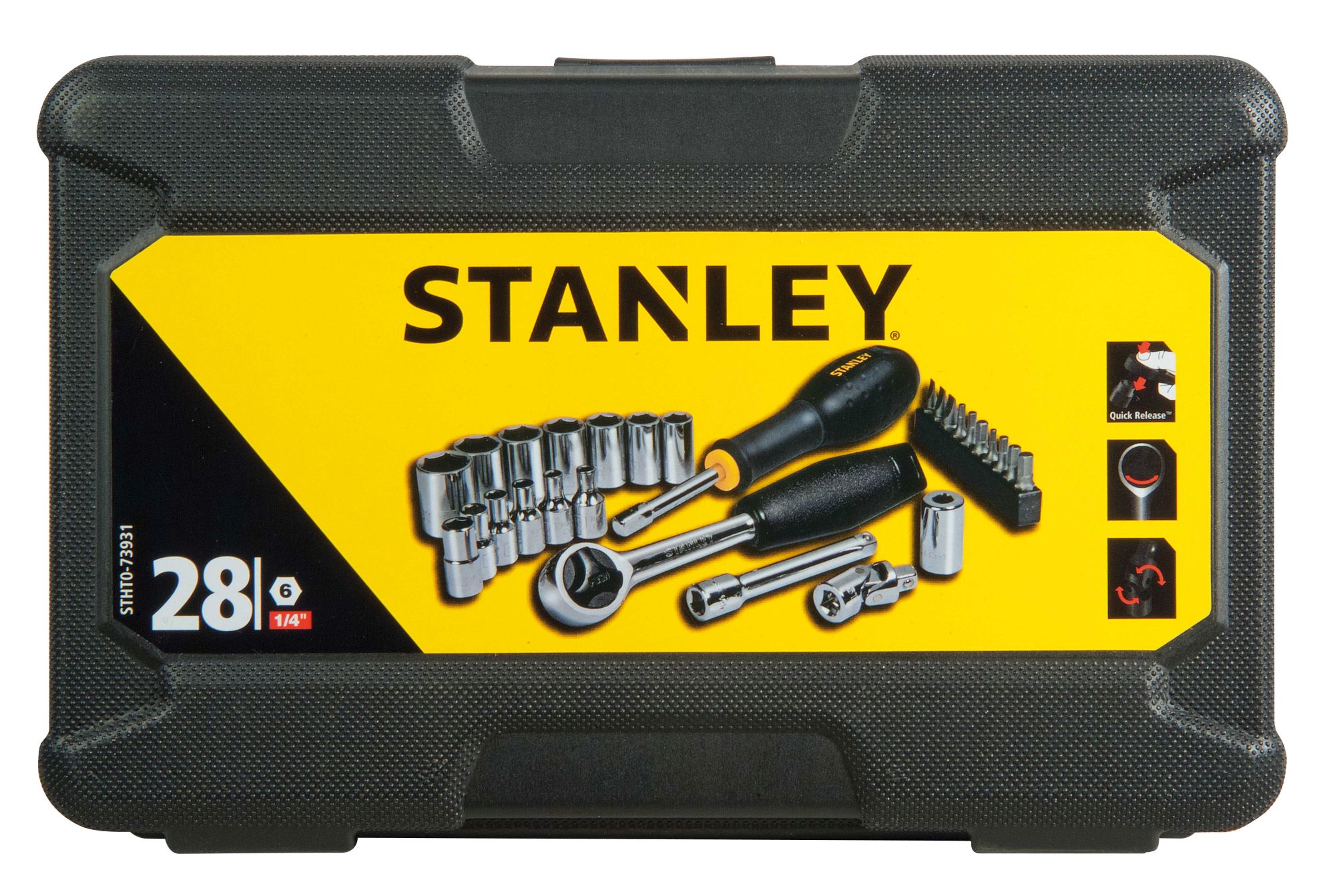 Juego de llaves de vaso 28 piezas 1/4” acabado cromo pulido