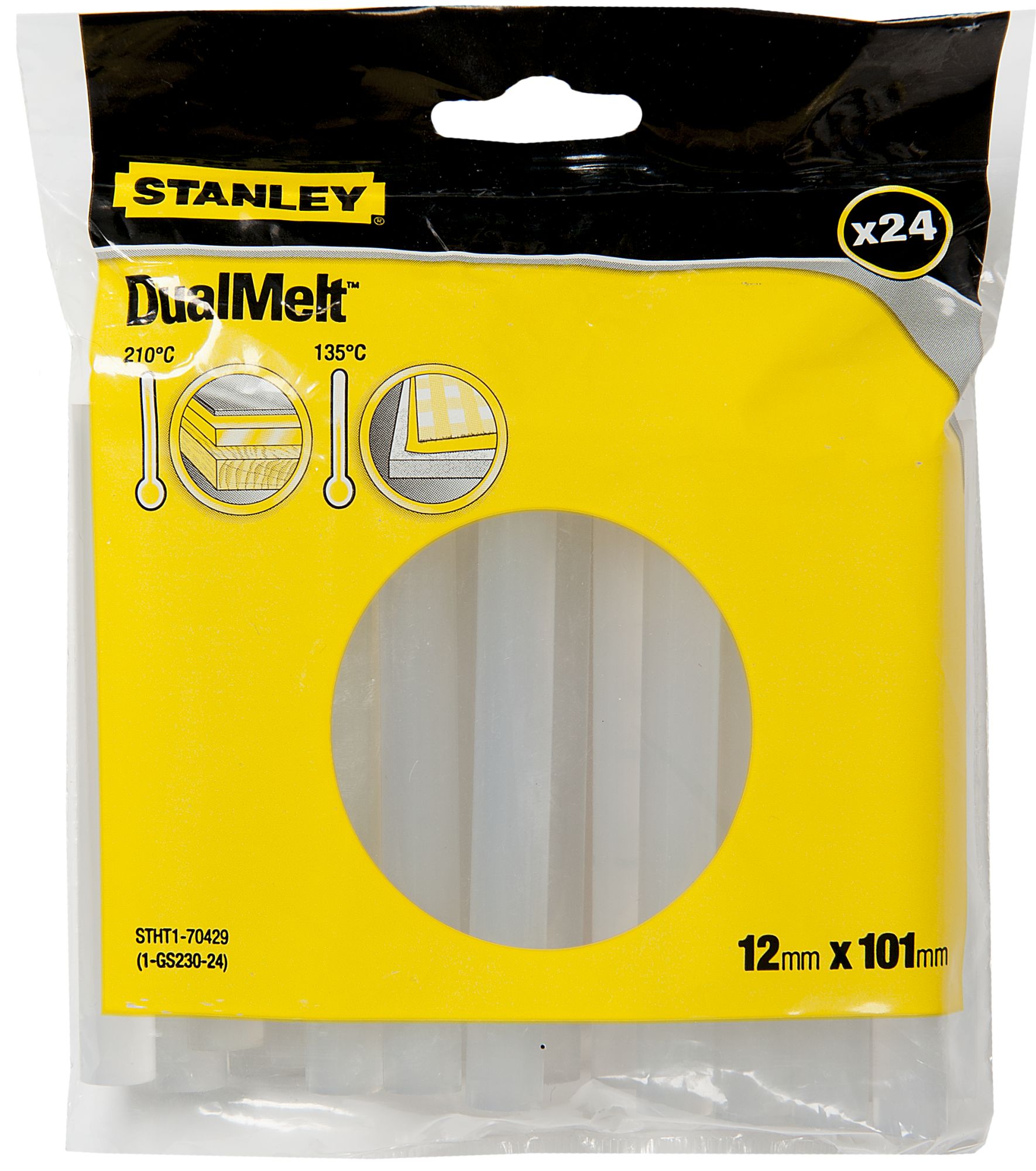 Barras Transparente 24 por bolsa 12mm x 101mm