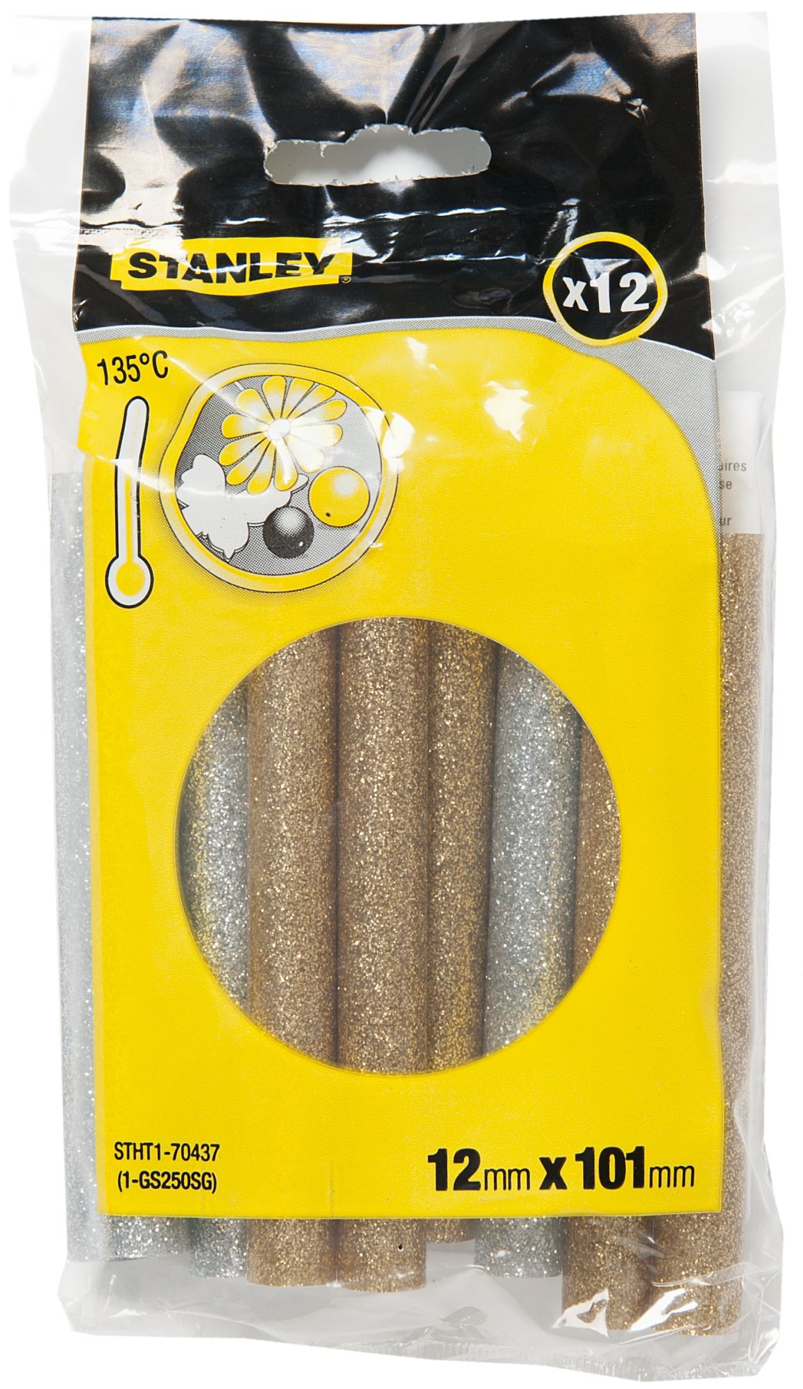 Barras brillantes Plata/Oro 12mm x 101mm